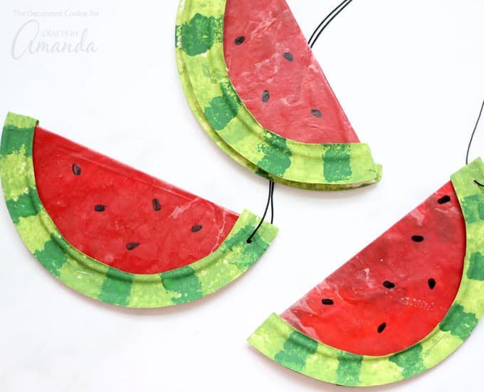 Puffy Paint Watermelon Craft for Kids - Crafty Morning