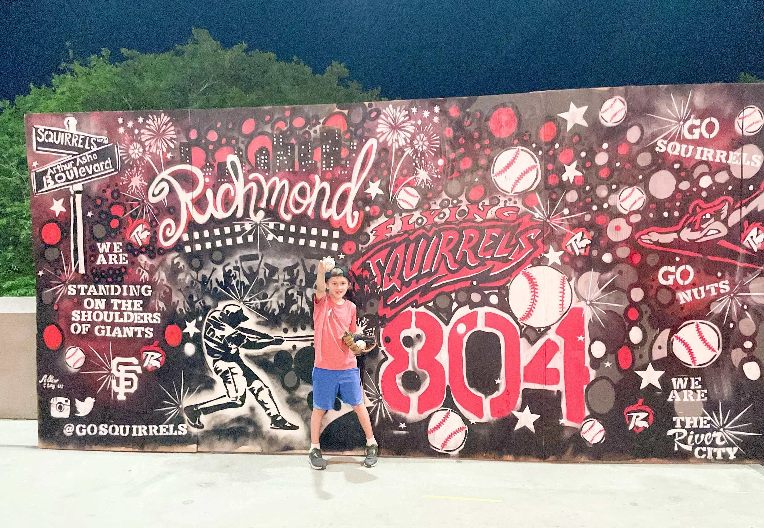 Richmond Virginia's Flying Squirrels Baseball Family Outing Fun