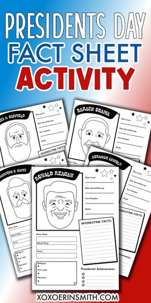 President's Day Printables and FREE Activities for Kids — xoxoerinsmith.com