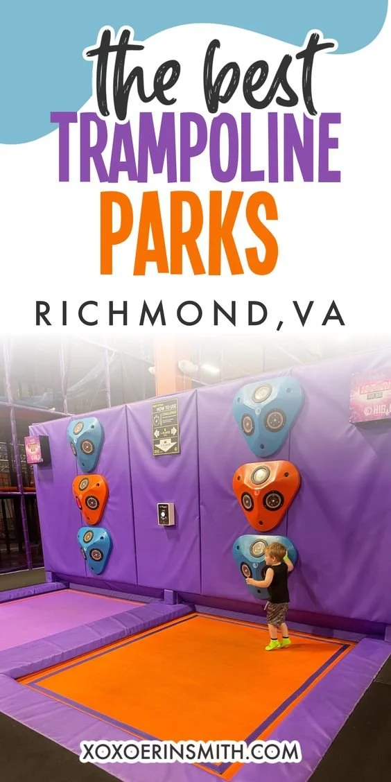 Best Richmond, VA indoor adventure trampoline parks —