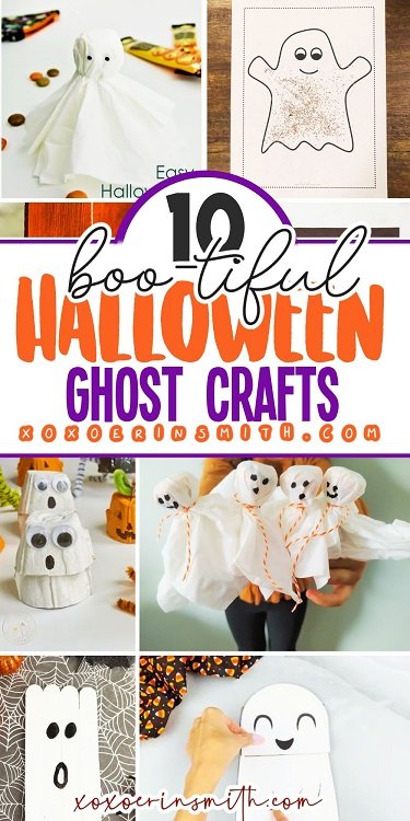 Puffy Paint Ghost Craft Idea