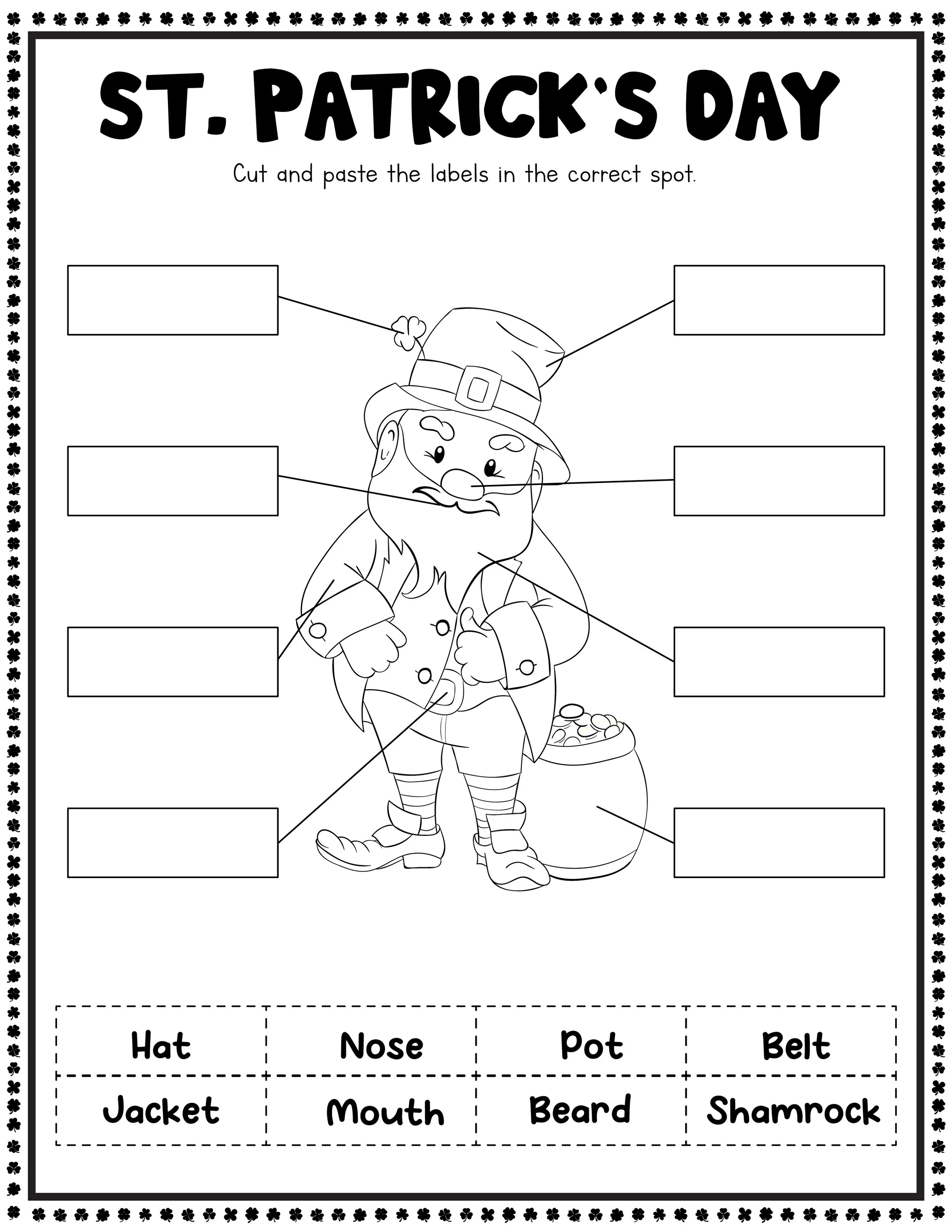 FREE St. Patrick's Day Printables for Kids ??? xoxoerinsmith.com