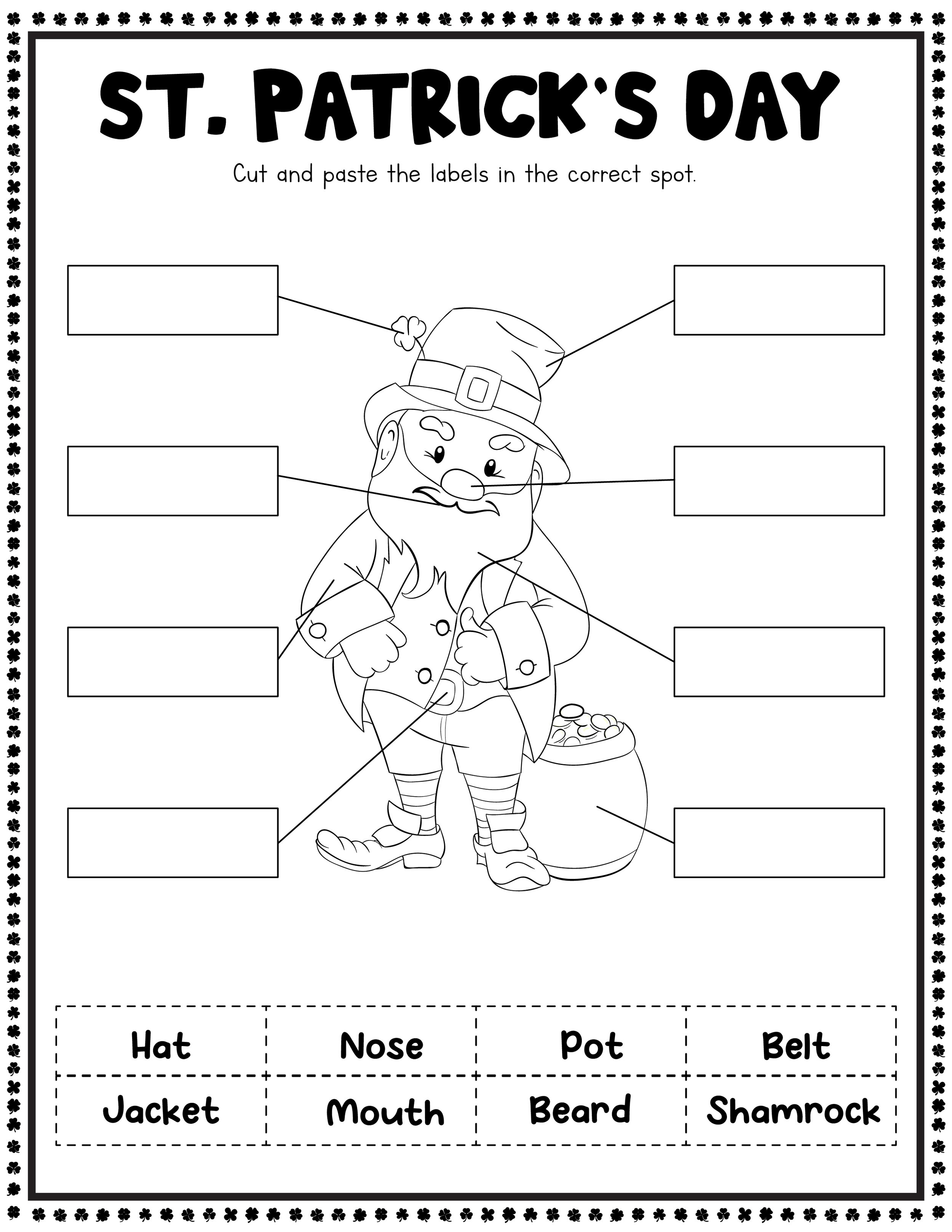 FREE St Patrick s Day Printables For Kids Xoxoerinsmith
