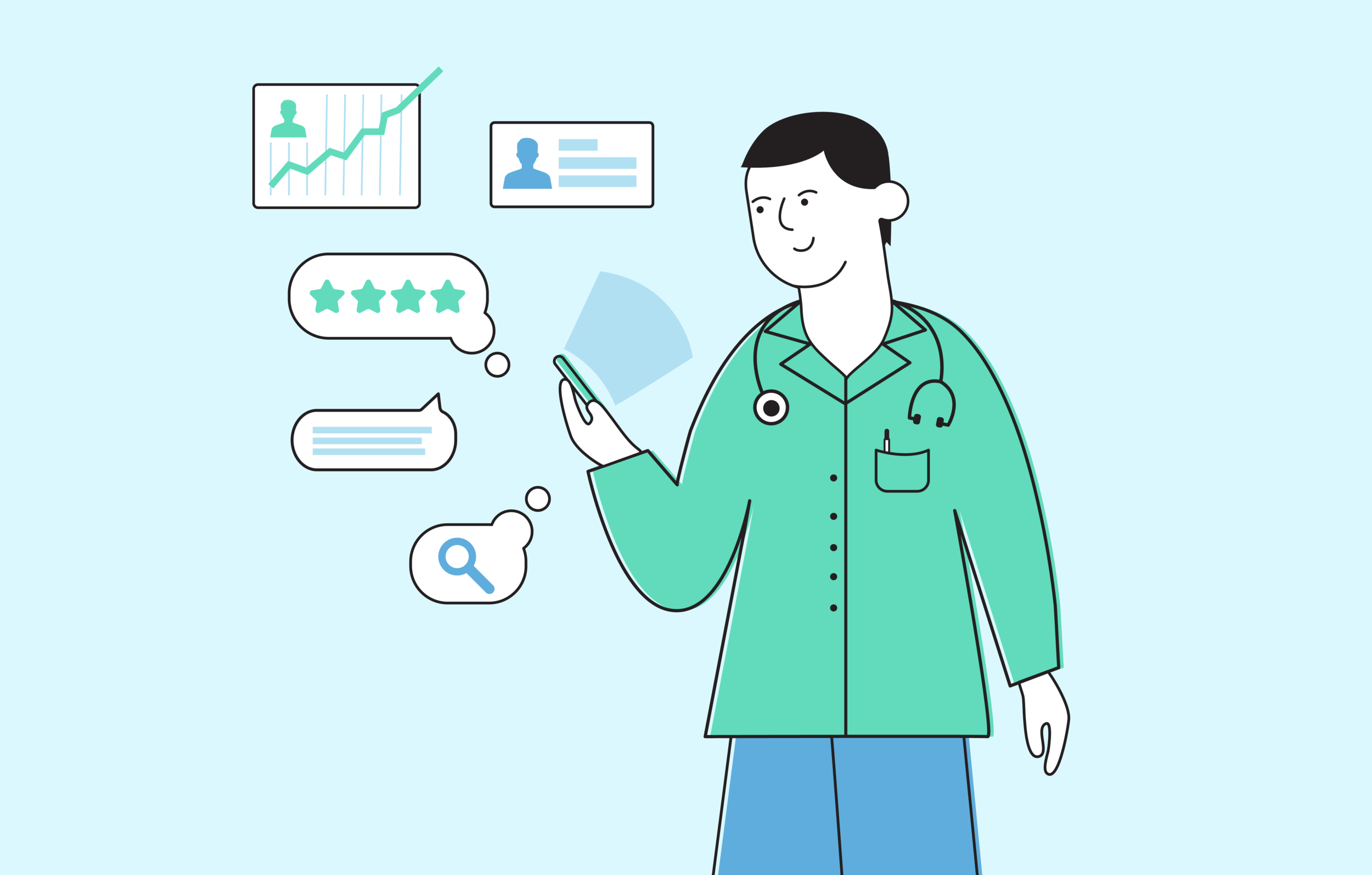 Doctor who? Why word-of-mouth no longer cuts it for medical service providers.