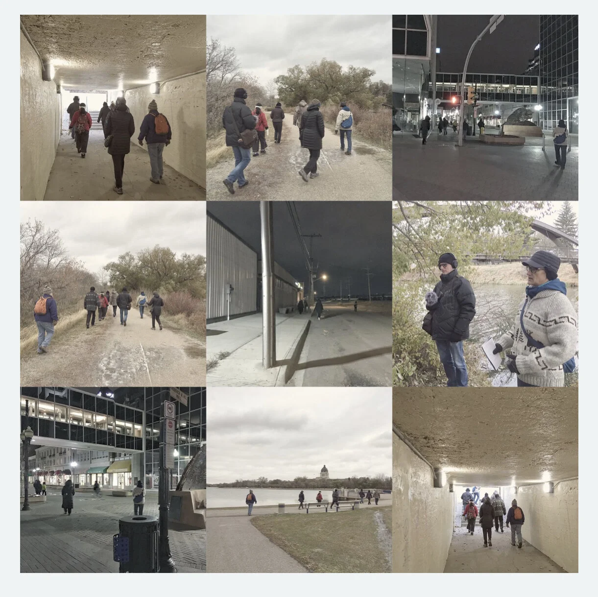 2018 sound walk collage. Source: Holophon Audio Arts, 2018.