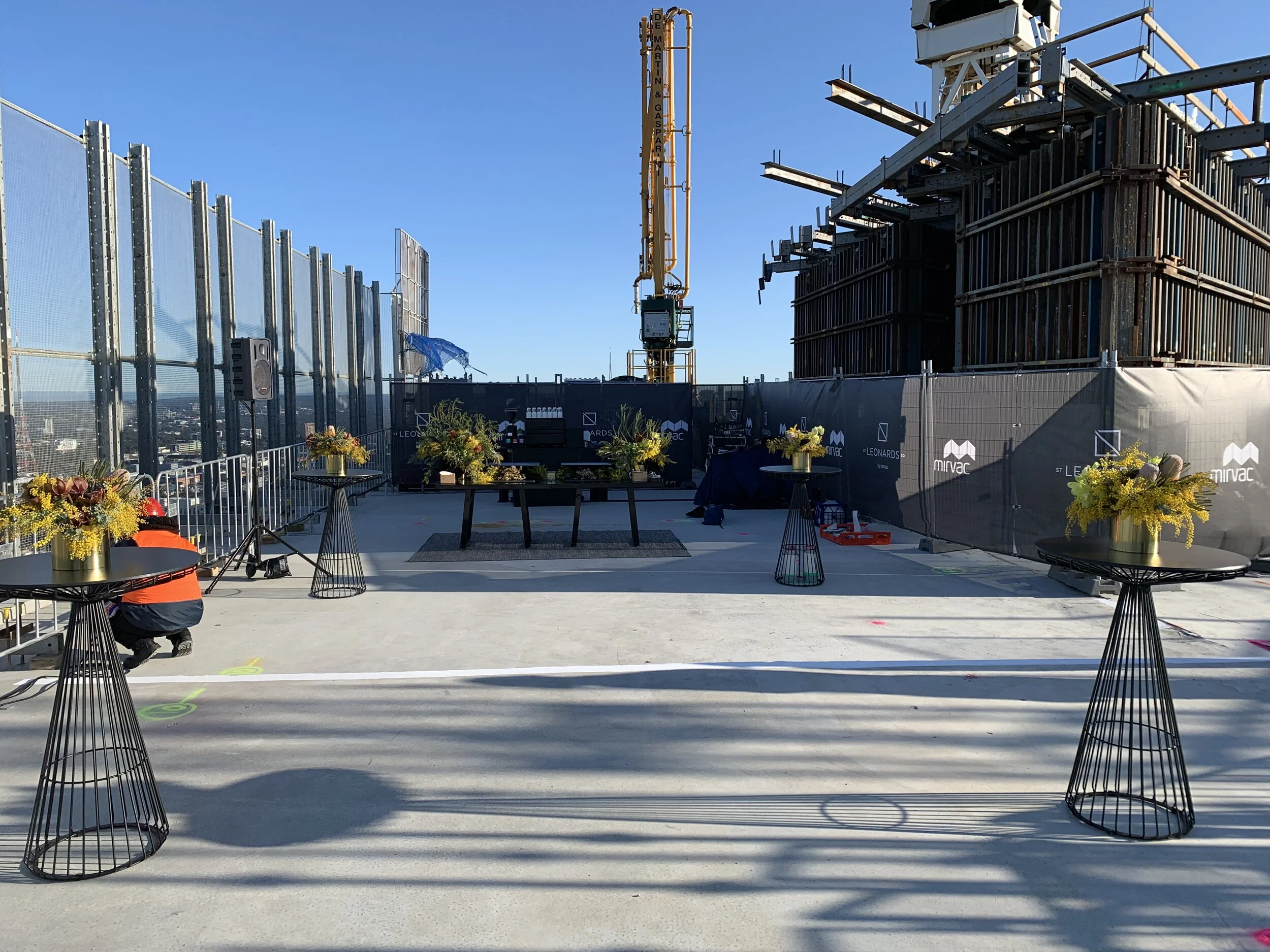 St Leonards Square, Topping Out Ceremony