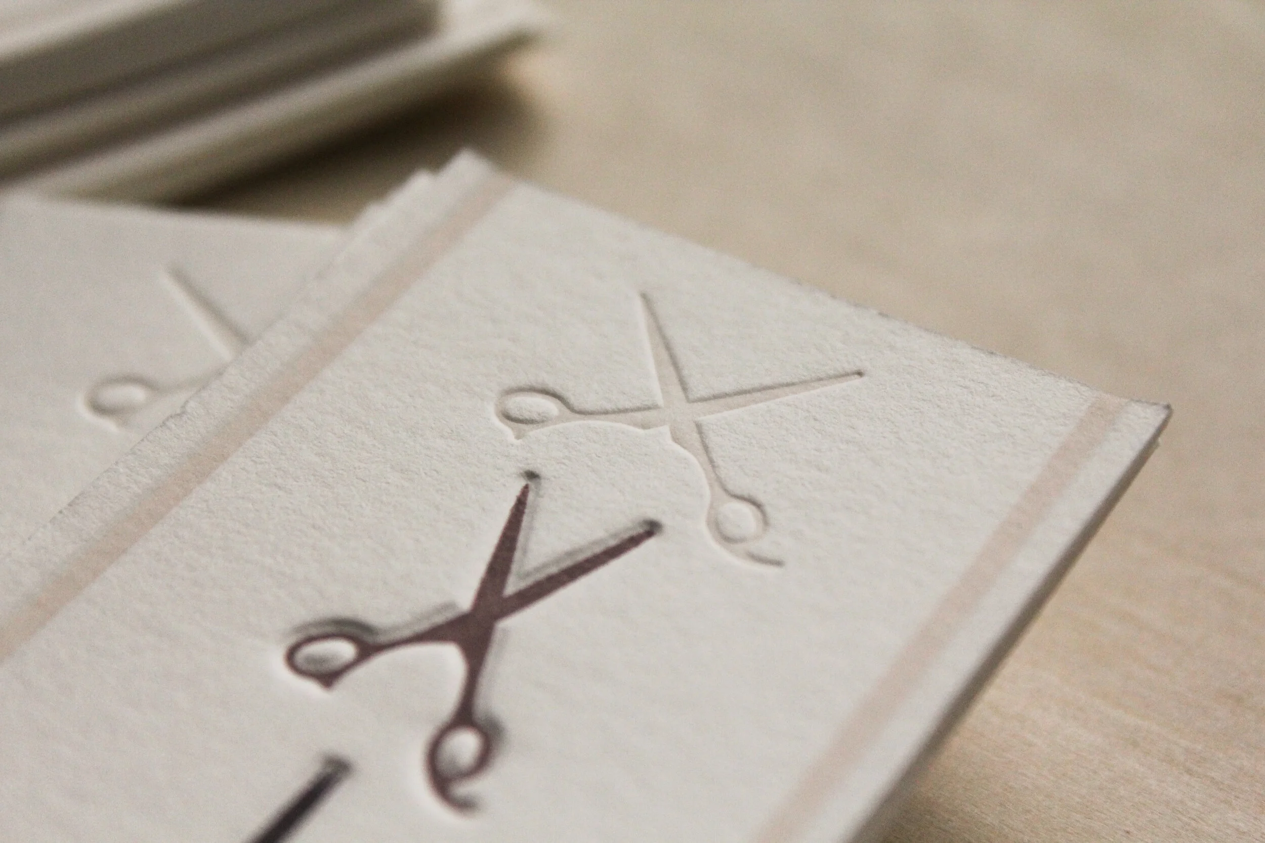 custom letterpress business cards
