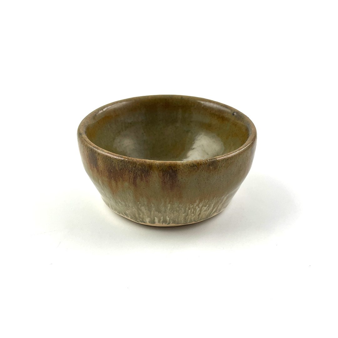  Maya Auguste   Bowl Rescued    Ceramic/ Glaze Under Carcross desert over Turquoise. Foodsafe  