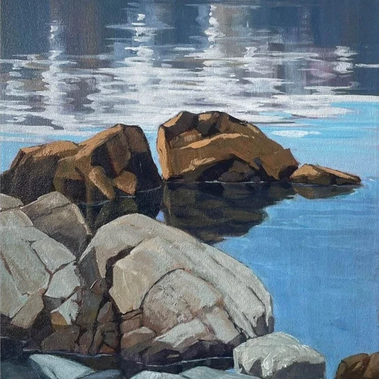 Water in the Landscape: Intermediate Acrylic Painting with Virginia Wilson