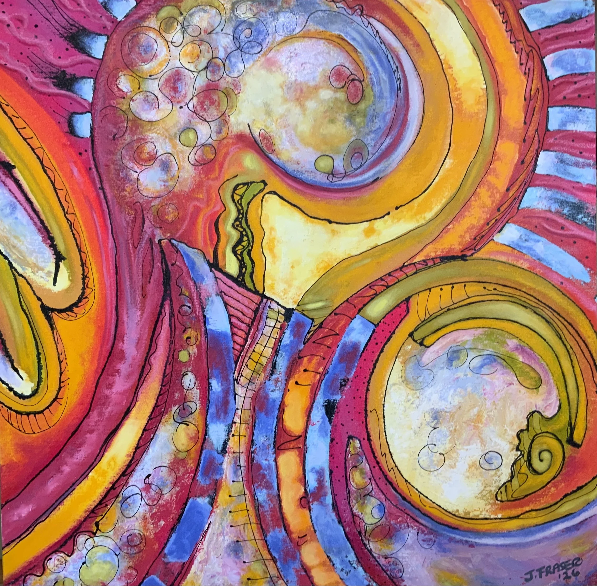 Juliann Fraser | Solar Powered: Abstract Expressions of Light and Colour