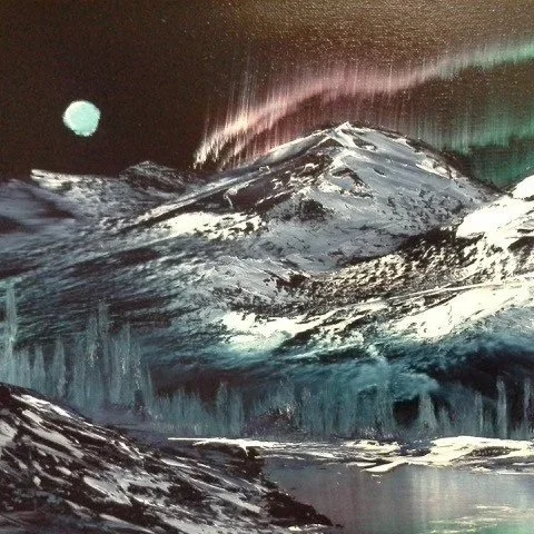 Oil Painting Northern Lights with John Blackmore