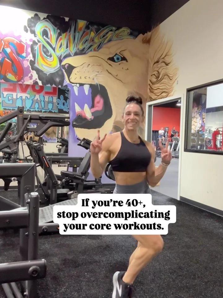 🗣️ Simple, efficient, and effective is all you should be focused on!   I have the full core workout you need, comment &ldquo;TIGHT&rdquo; and I will send it to you for FREE. Sneak peak here 👇🏼

Perform this circuit 4X
▫️High plank knee drive x12 e