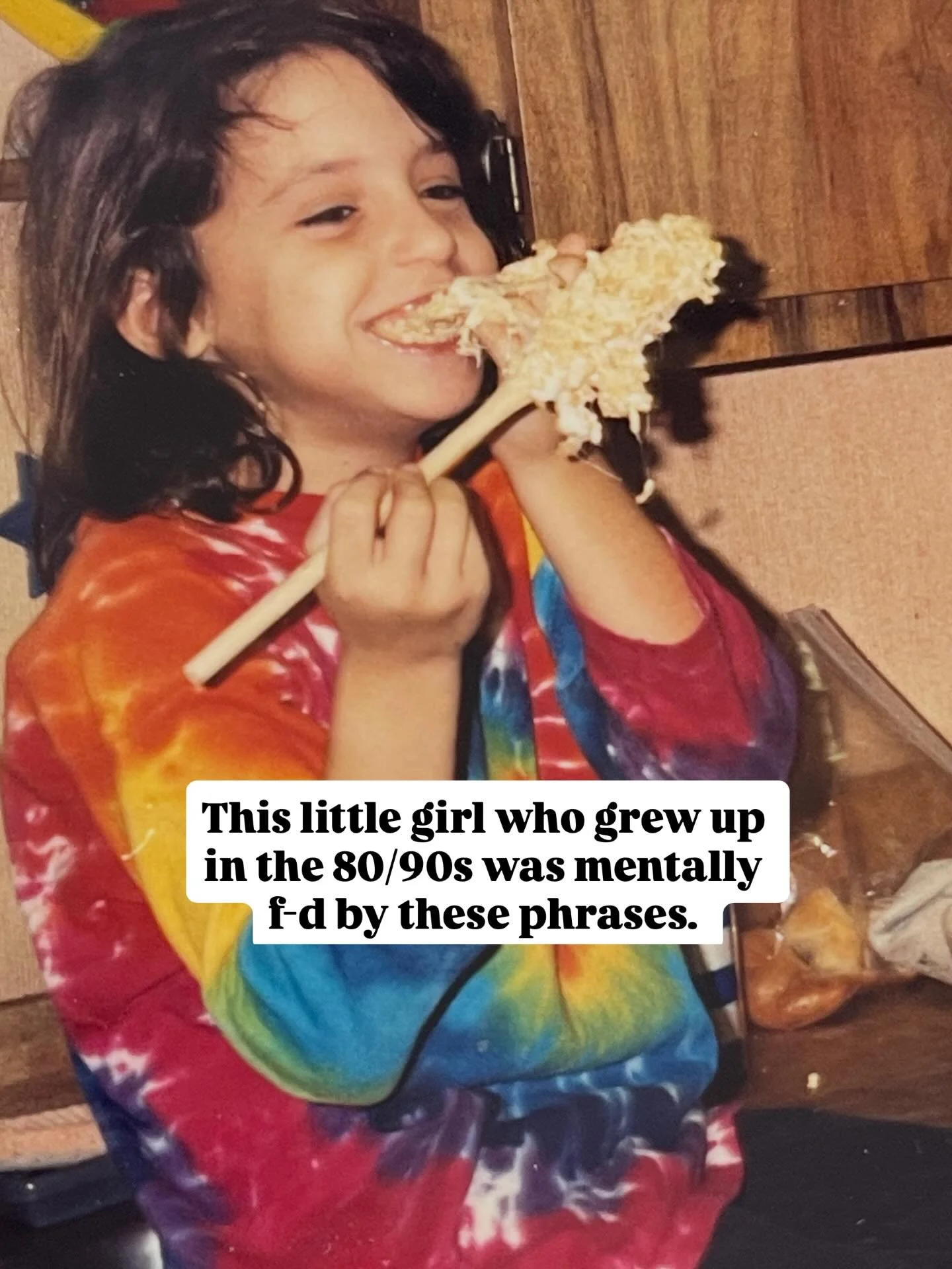 This is the diet culture many of us grew up with and it did real damage. 😏

 ❌ Hunger isn&rsquo;t discipline. ❌ Thinness isn&rsquo;t health. 

We&rsquo;re done glorifying hunger. Strong, nourished, and healthy, strong, fit, and happy is the new stan