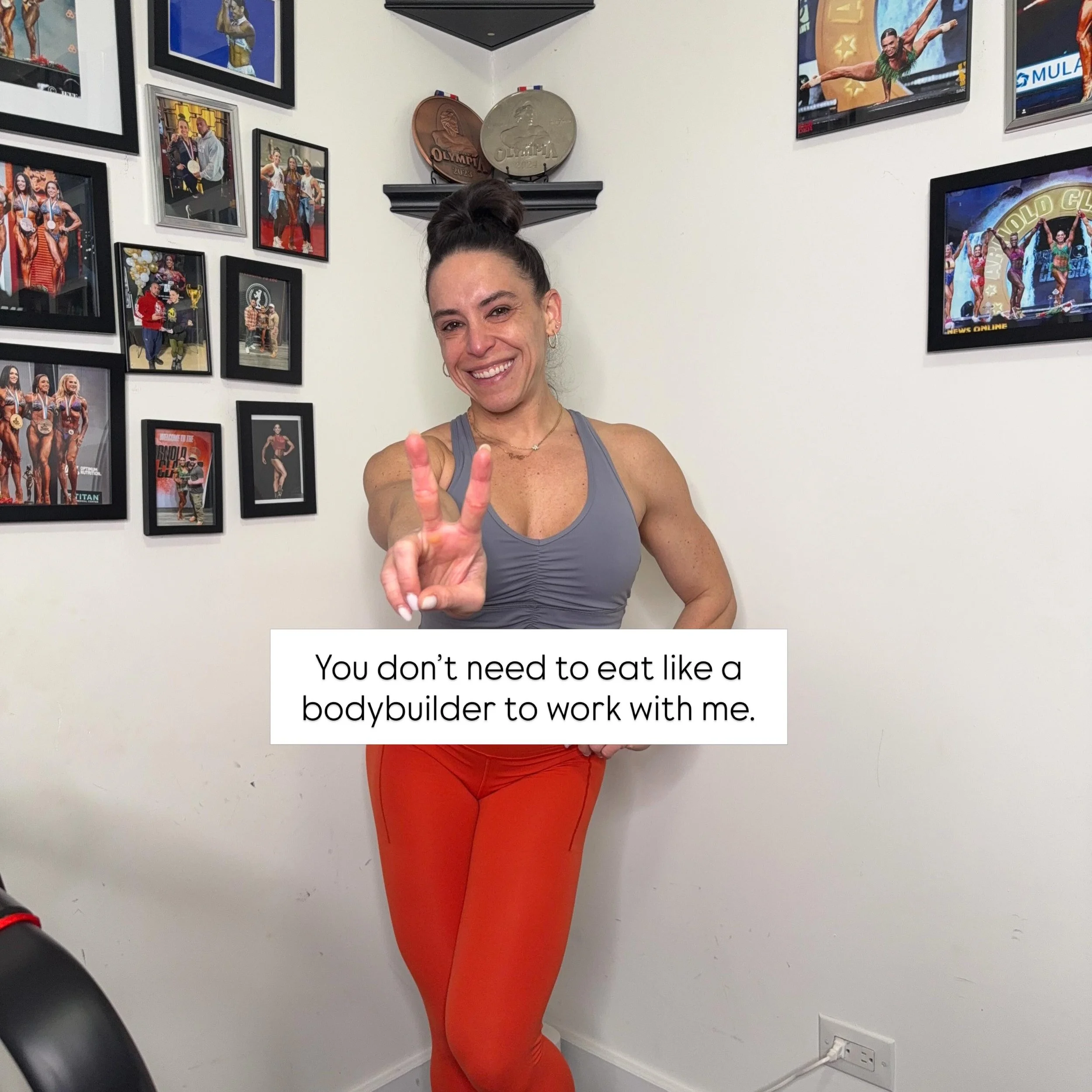 👀 One of the biggest misconceptions about working with me?

Because of my bodybuilding background, many women assume they&rsquo;ll have to train like an athlete and eat like a competitor.

That&rsquo;s not the case at all. 

Most of my clients are b