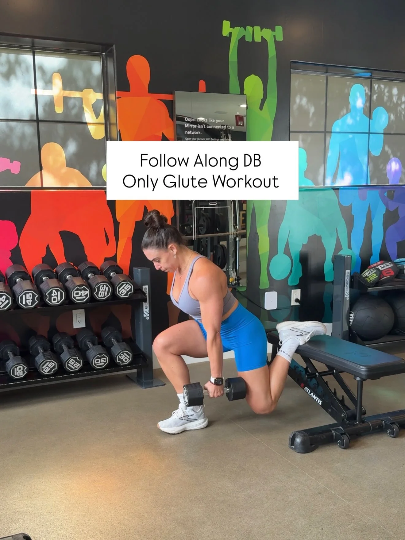 🚨 WORKOUT DROP! 

Comment &ldquo;FOLLOW&rdquo; and get it for FREE! 

Follow Along DB ONLY Glute Workout 
▫️Bulgarian Split Squat
▫️B-stance Deadlift 
▫️Hip Thrust 
▫️Sumo Squat 

Inside my App you&rsquo;ll also get:
✨Over 50 simple and effective wo