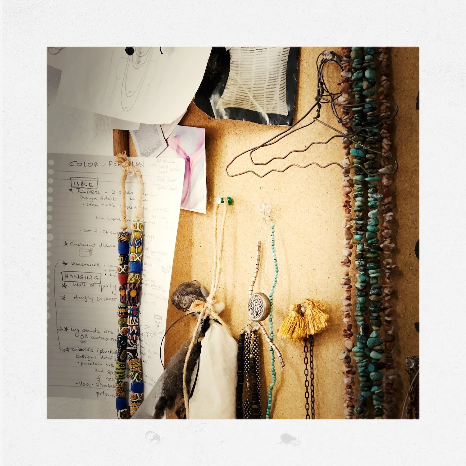 Jewelry gifted by islanders to be used in artwork