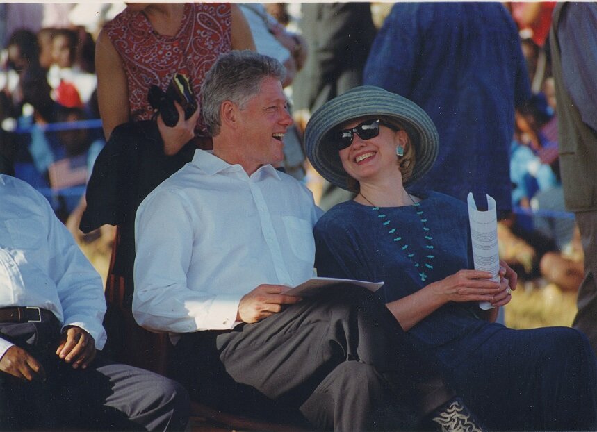 President Bill Clinton Hilary Clinton Skyworks WA