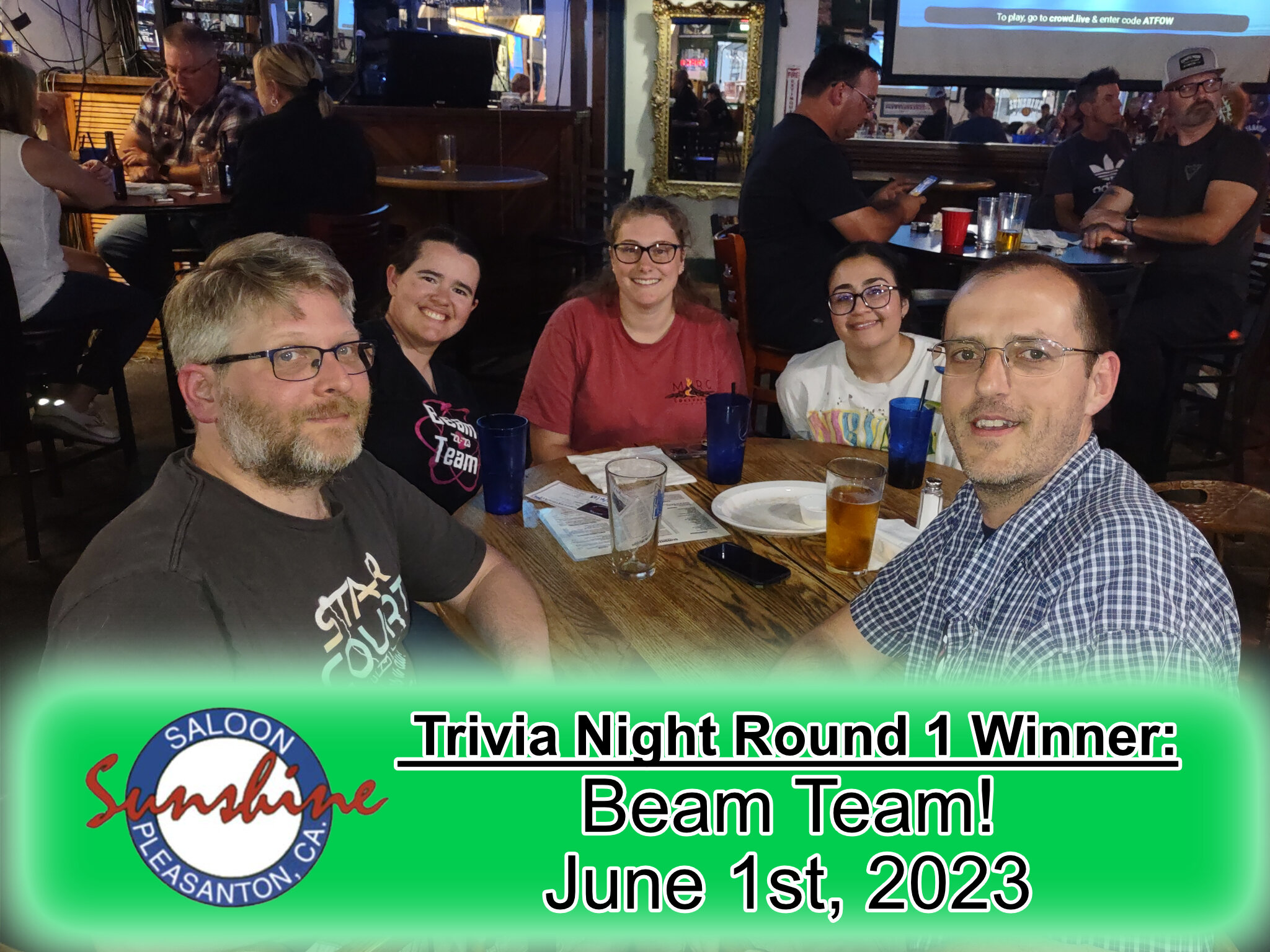 Congratulations to &quot;The Goofballs&quot; for getting top score at last weeks Thursday night Trivia!

Join us Thursday night for multiple rounds of trivia, multiple chances to win a gift certificate, and multiple chances for a spot on the hall of 