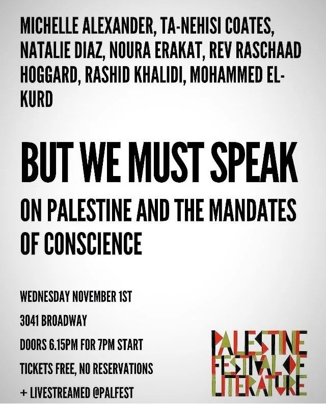 But We Must Speak: On Palestine and the Mandates of Conscience - NYC