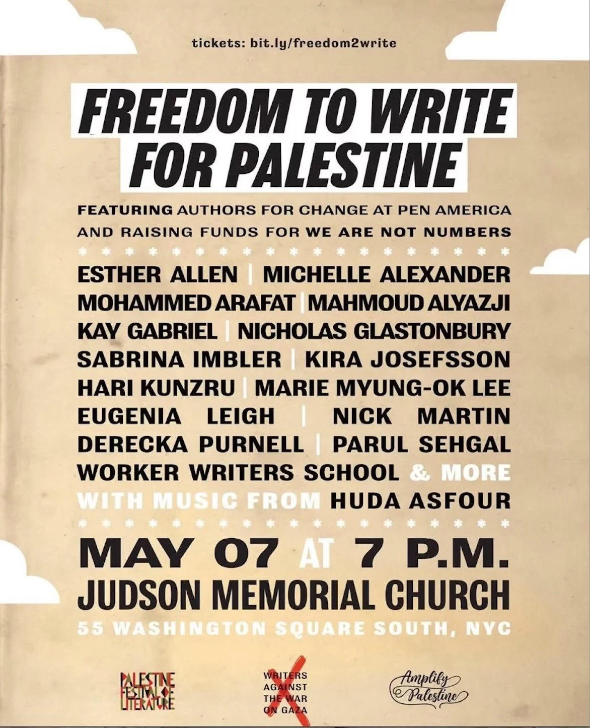Freedom to Write for Palestine - NYC