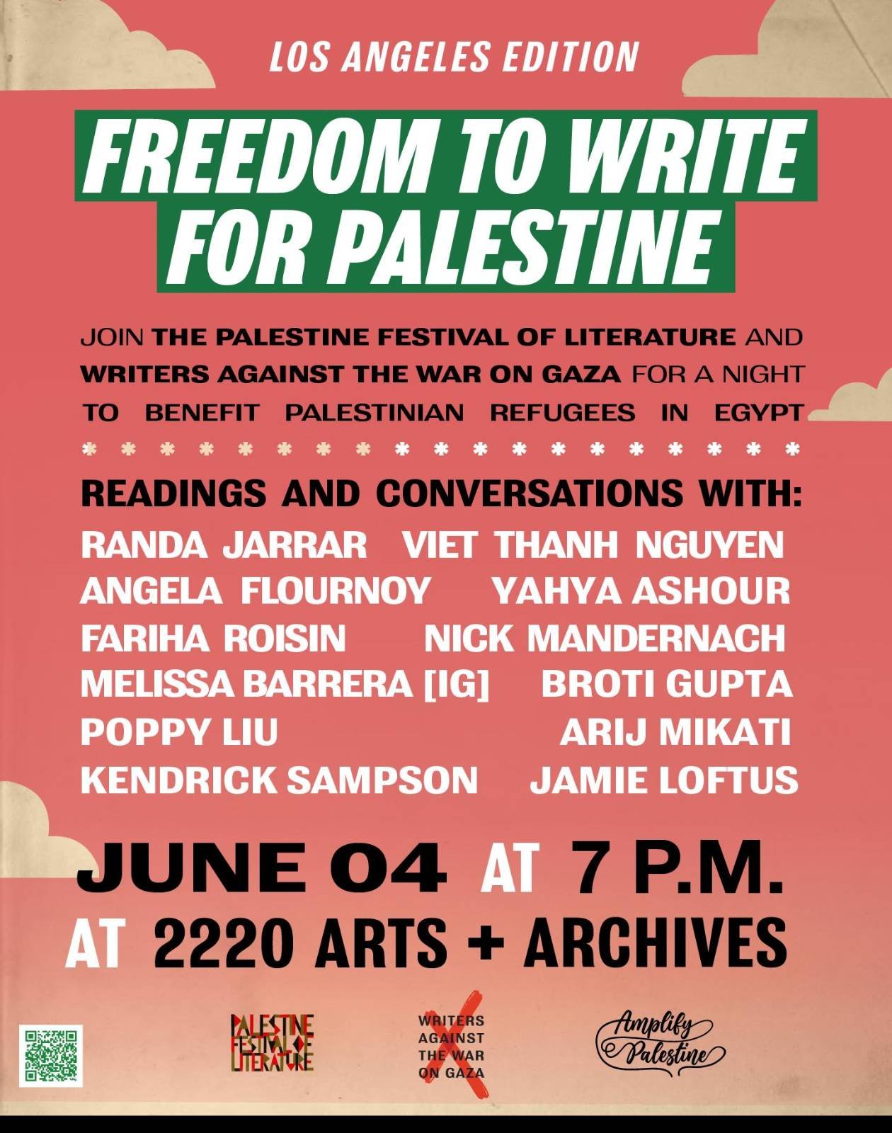 Freedom to Write for Palestine - LA