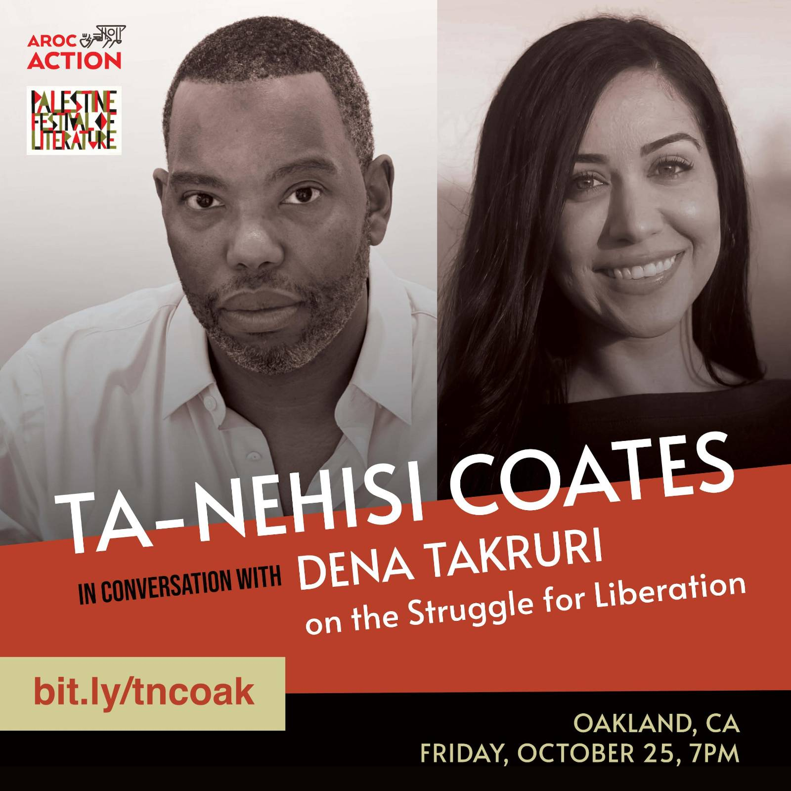 Ta-Nehisi Coates &amp; Dena Takruri - Oakland, CA