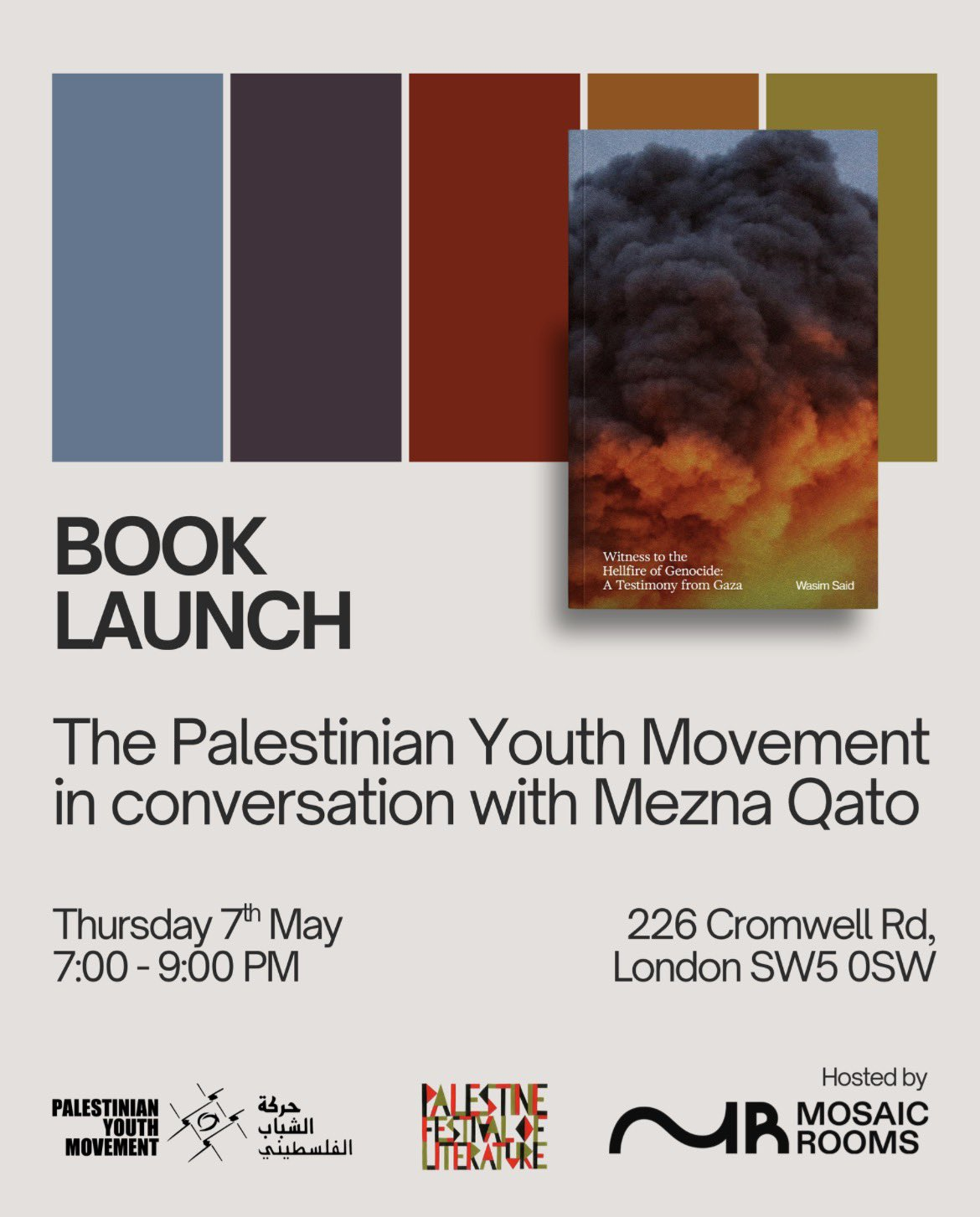 Witness to the Hellfire of Genocide: A Testimony from Gaza - London