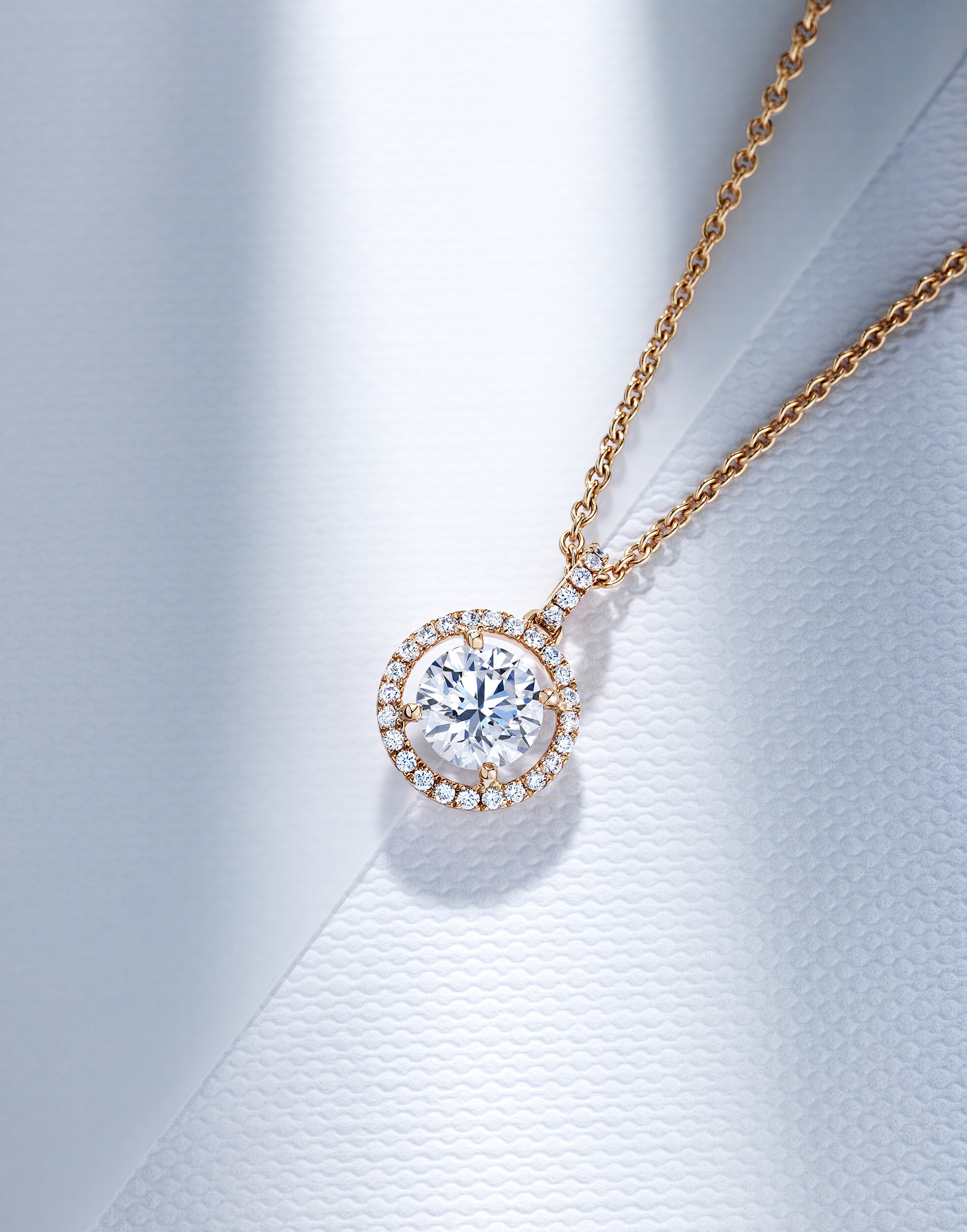  Diamond pendant shot for De Beers 