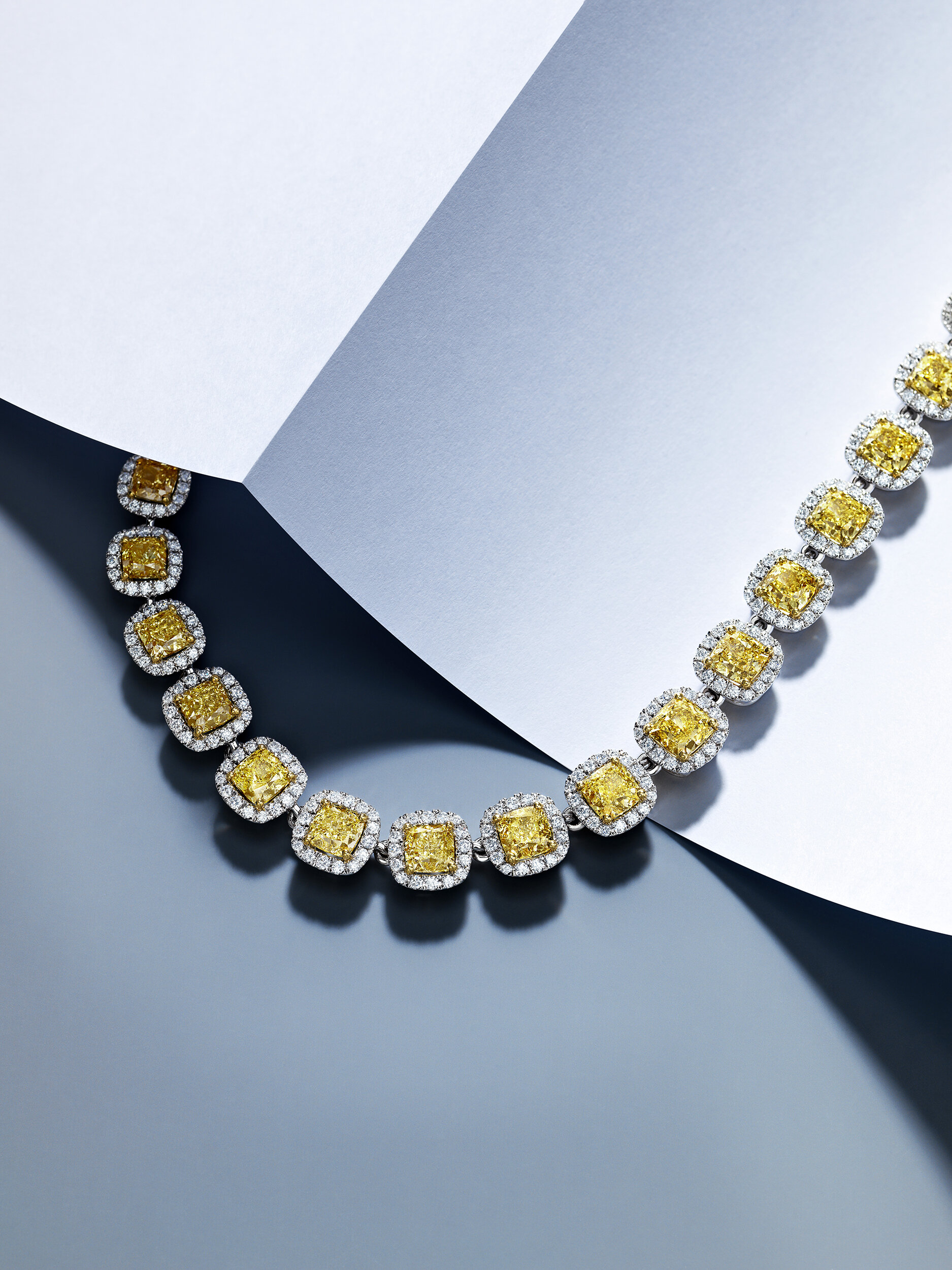  Diamond necklace shot for De Beers 