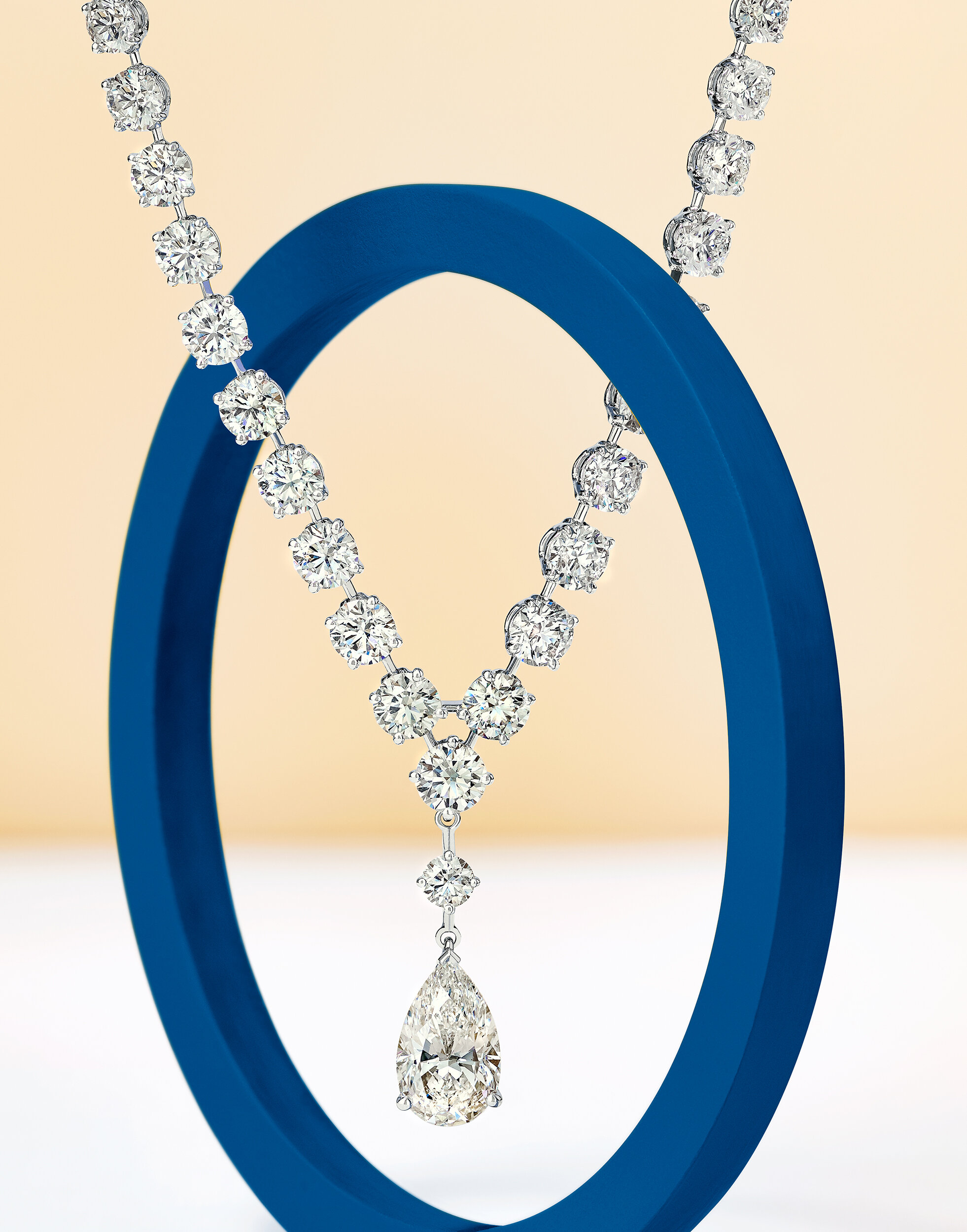  Diamond Necklace shot for De Beers 