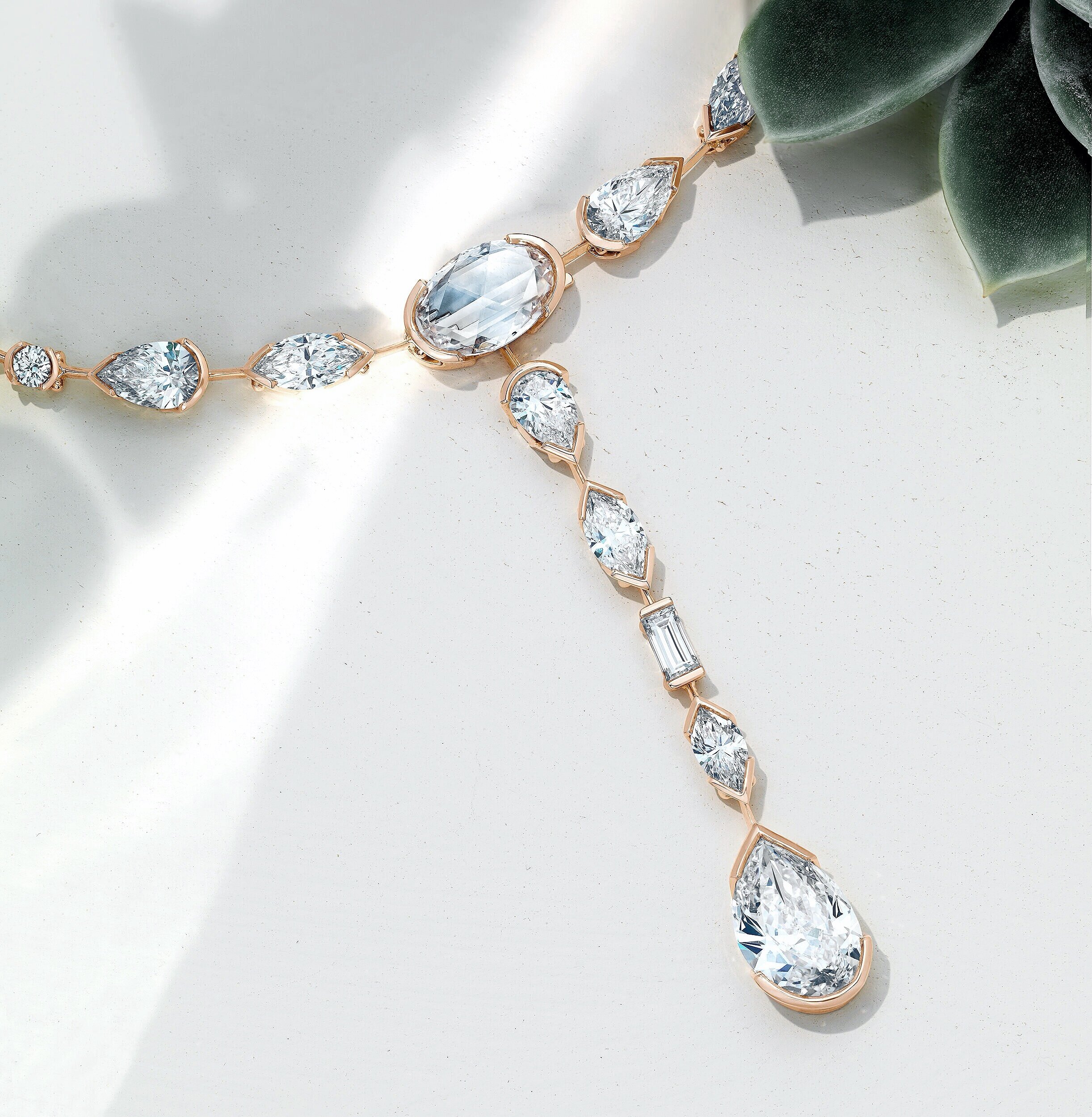  Diamond necklace shot for De Beers 