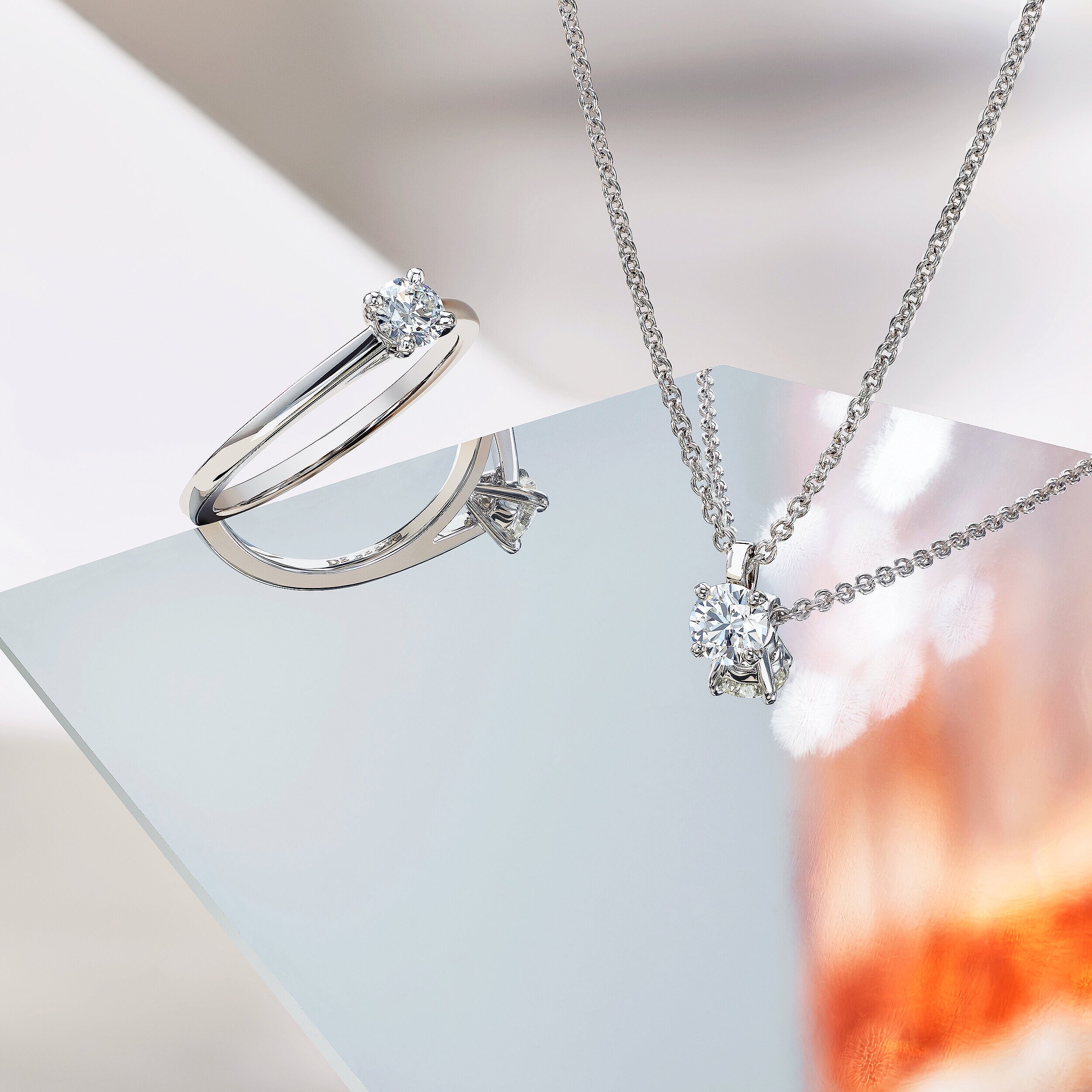  Diamond ring and pendant shot for De Beers 