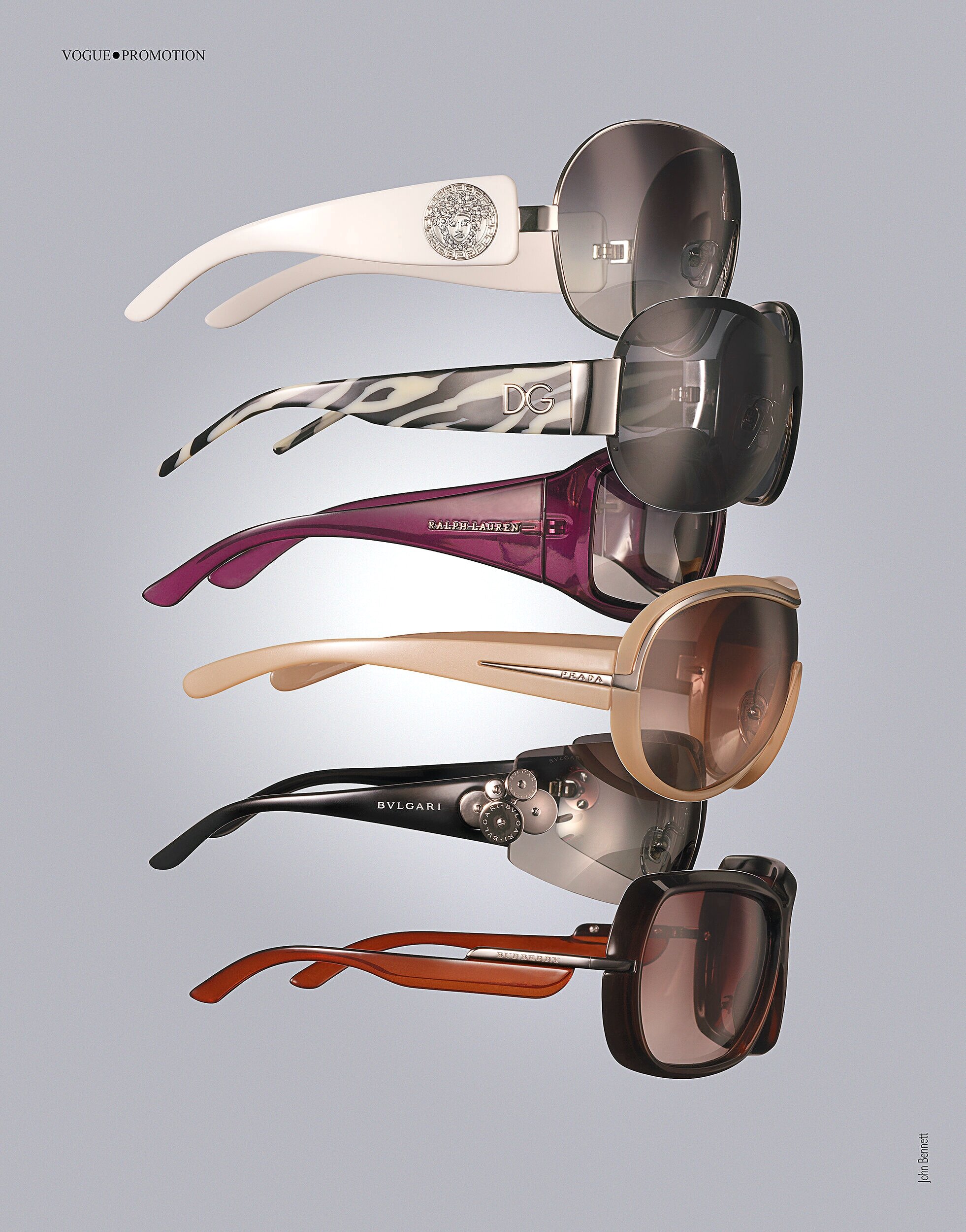  Luxury sunglasses for British Vogue Magazine 