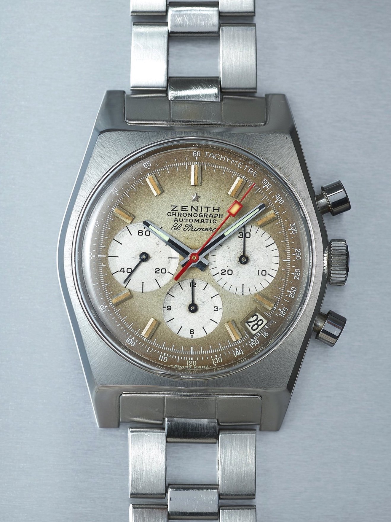 Vintage Zenith A385 watch shot for The Road Rat magazine