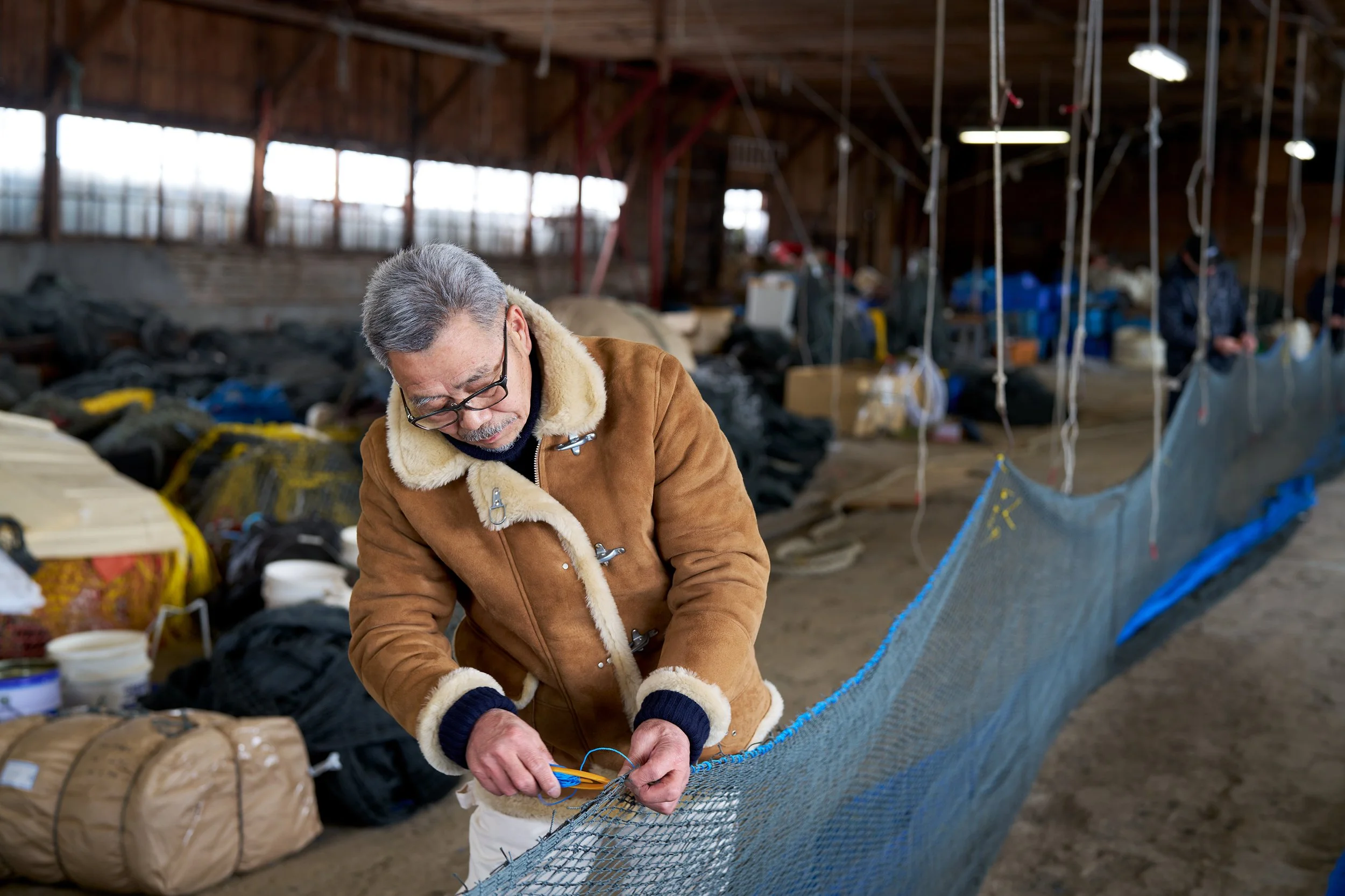 Yukata | The Net Repairer | Abashiri, Hokkaido, Japan