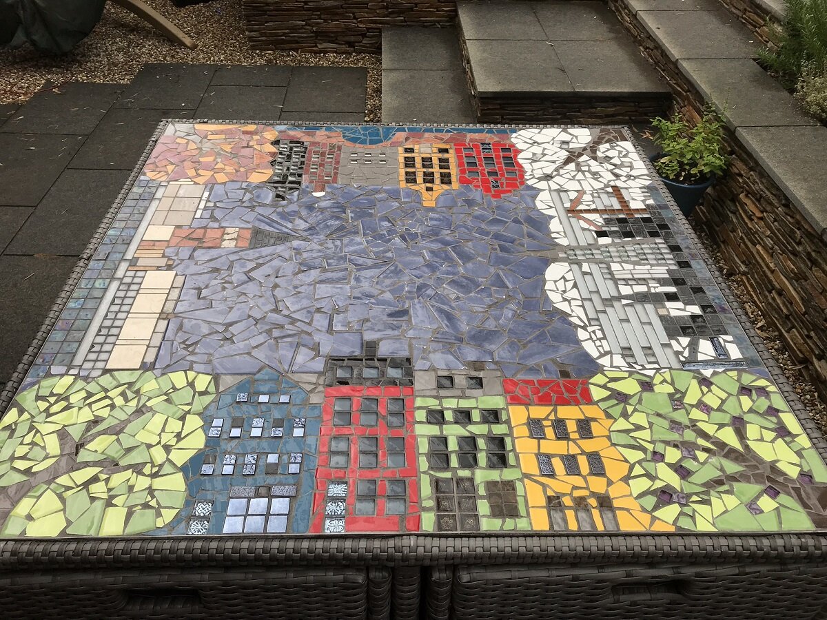 Mosaic table