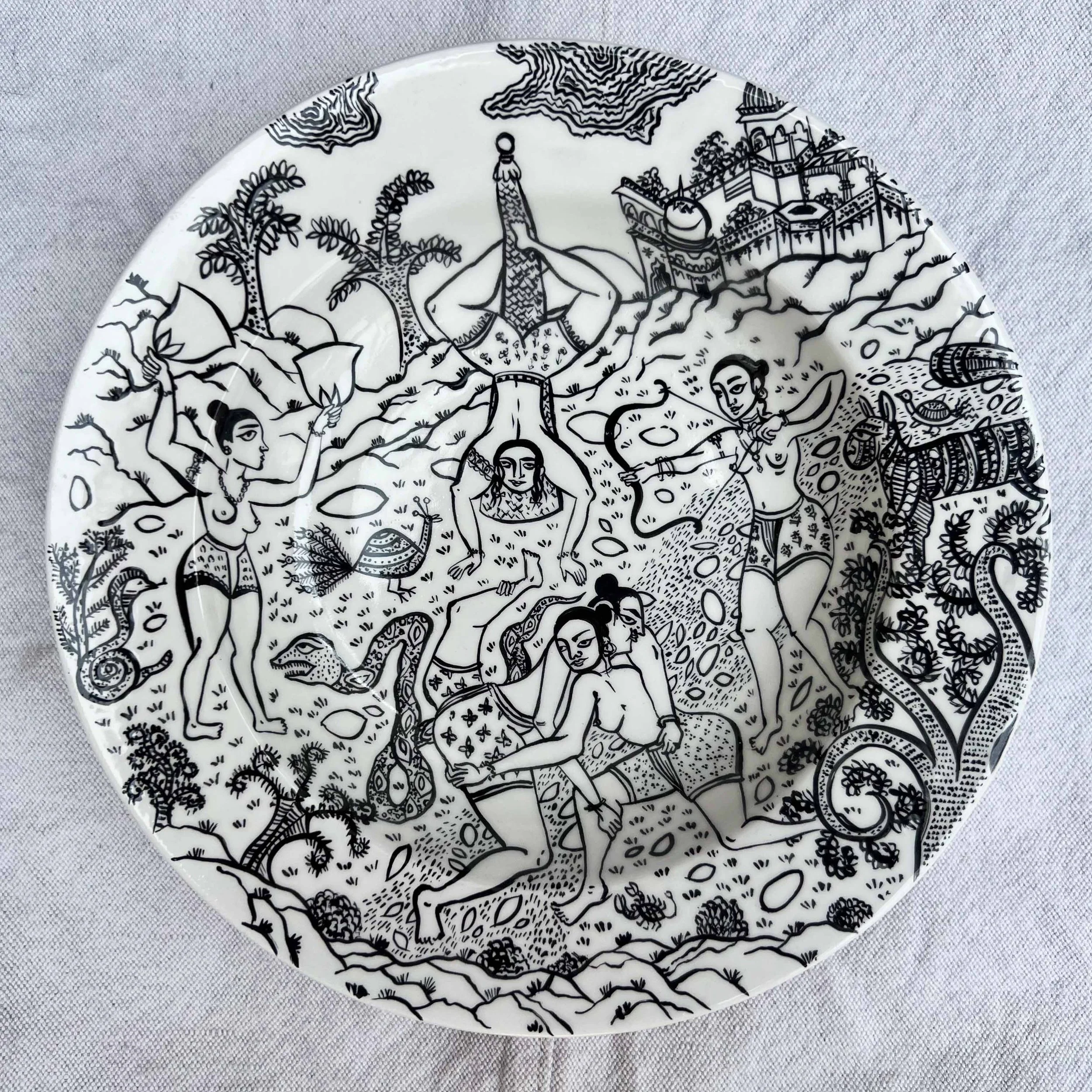 Acrobats Within a Landscape
