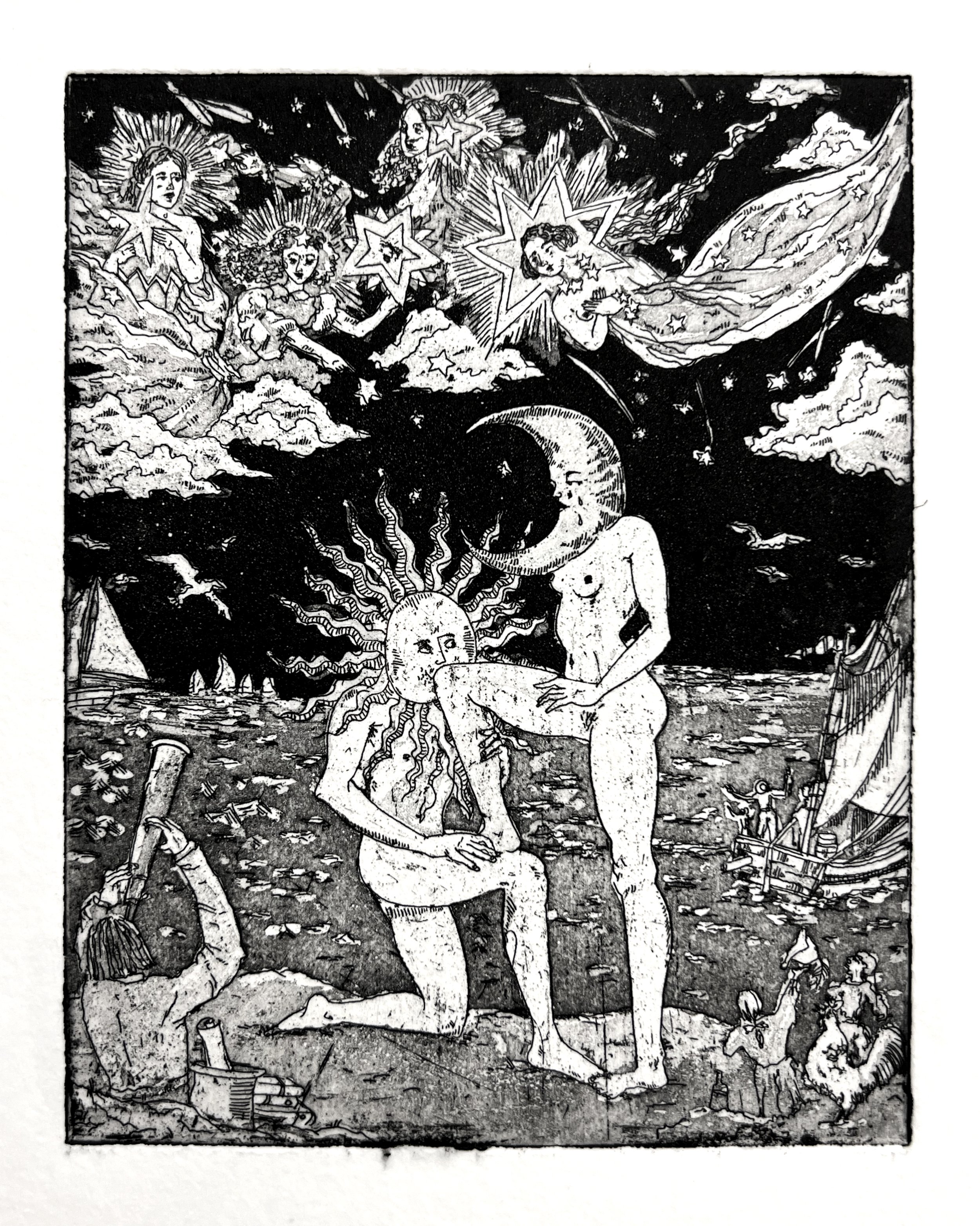 “A bunch of stars with wide skirts, they did not know where their home was”