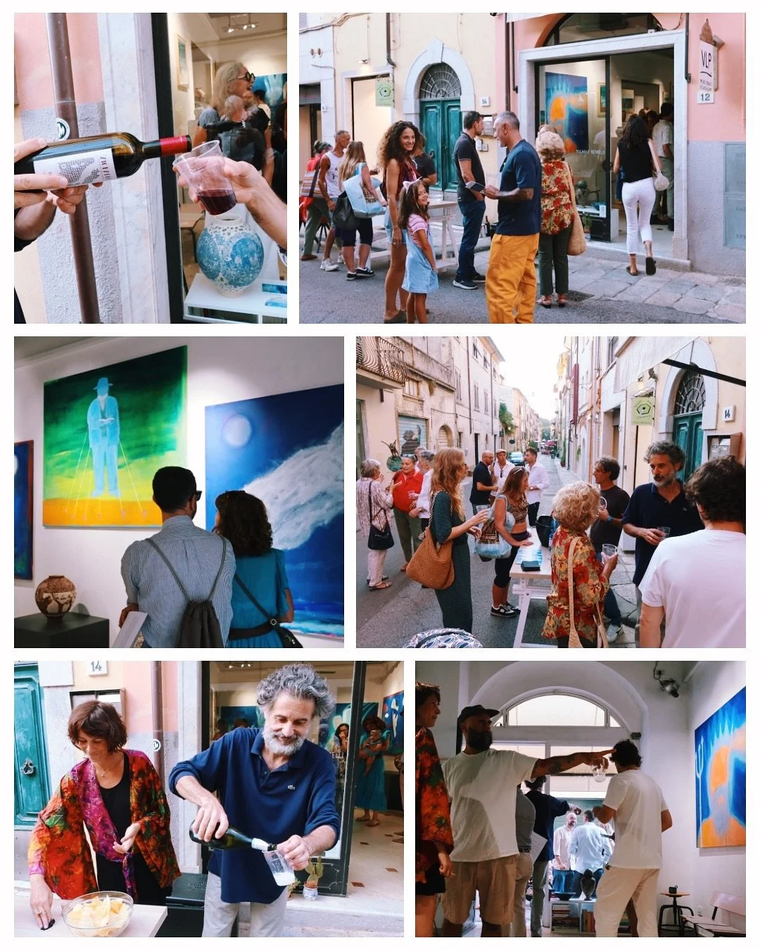 Big love to everyone who dropped by the opening of our show in Pietrasanta yesterday! 
Thanks to @micheleredaelli.1 for having me in his beautiful gallery, and to @ziobaffa for keeping the wine flowing. 🍷💃✨

#artexhibition #contemporaryart #contemp