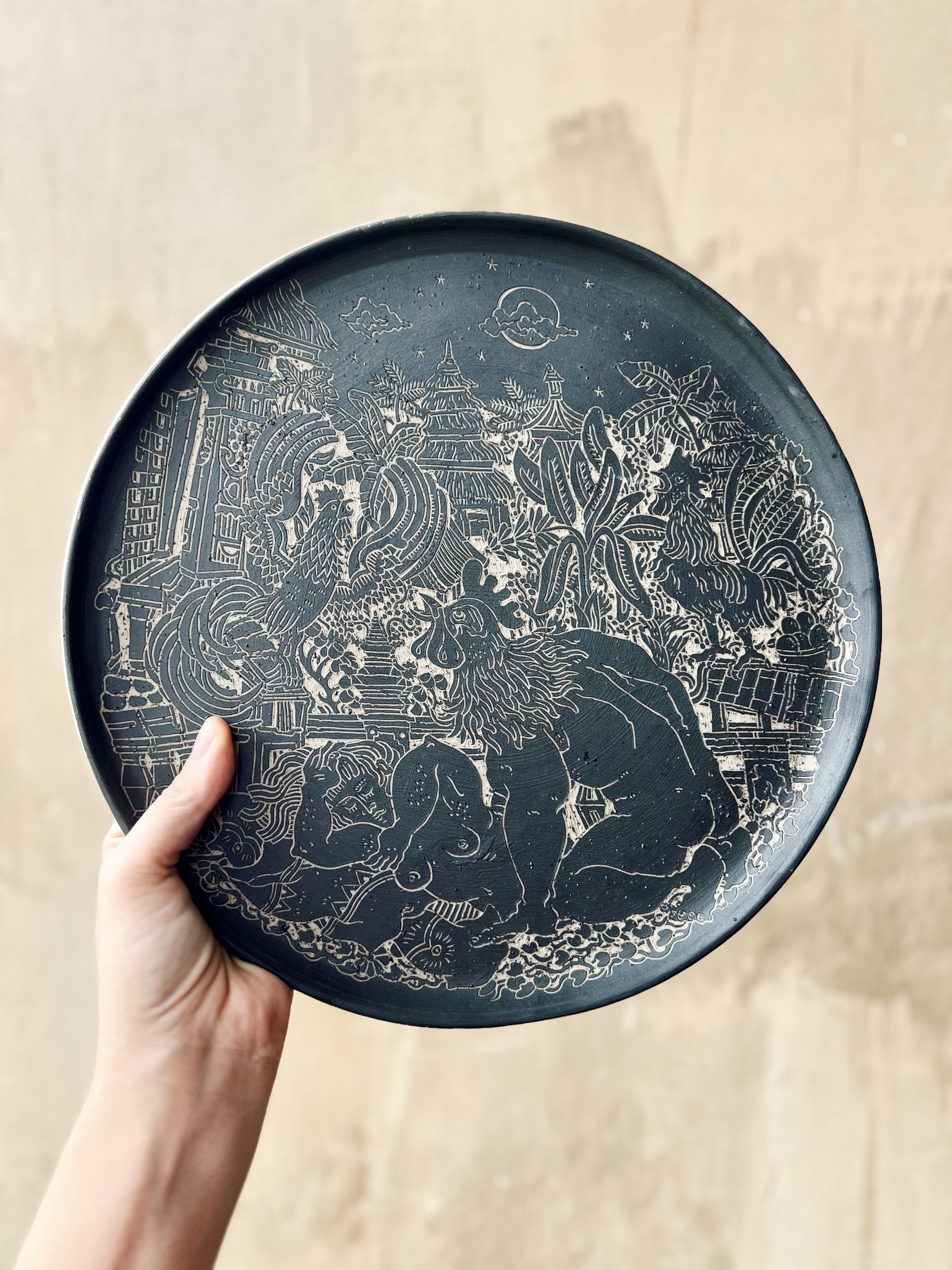  “Sometimes roosters wake me up at 2, when night is deepest.” 