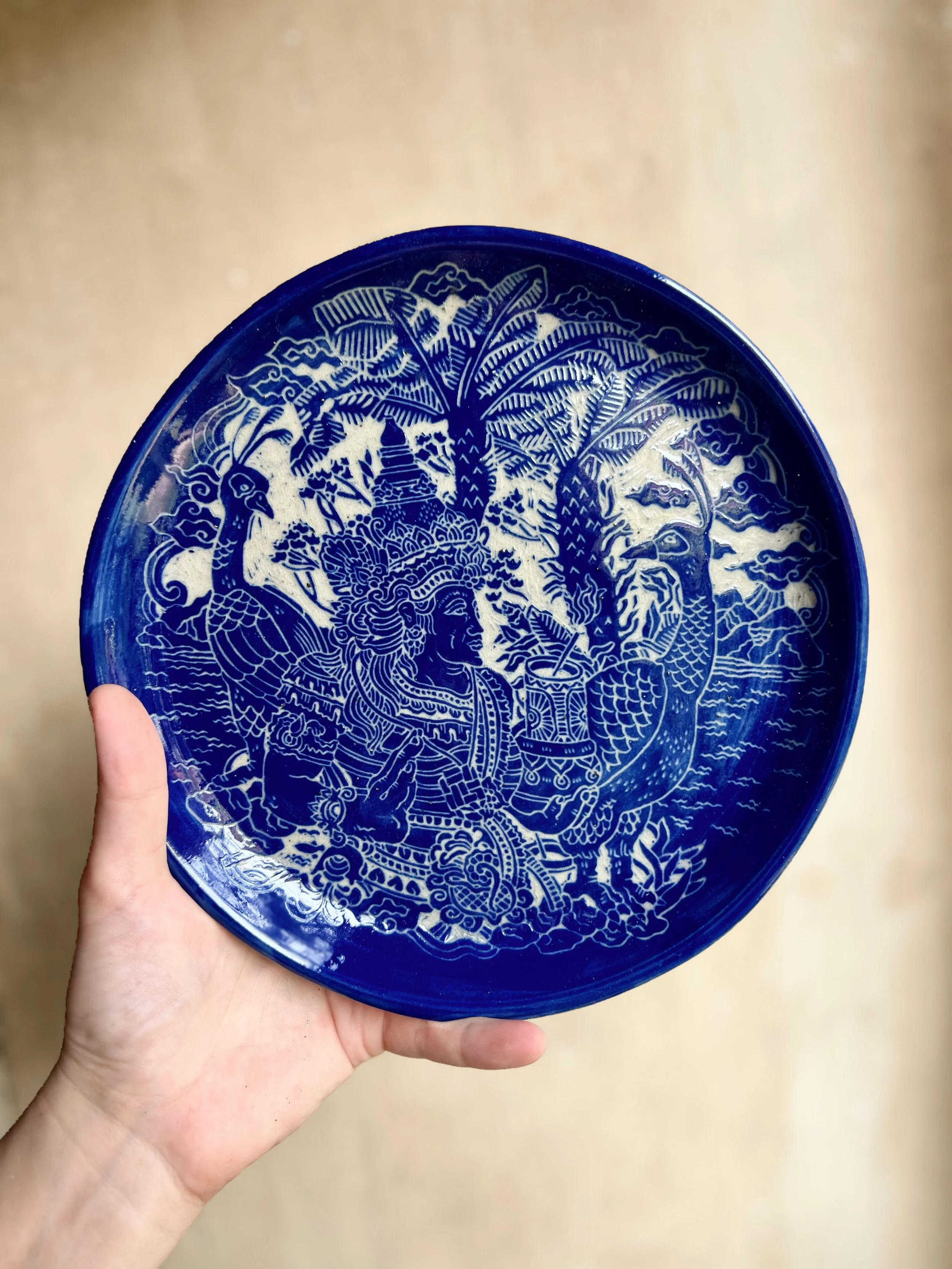  "Lake Beratan temple" 