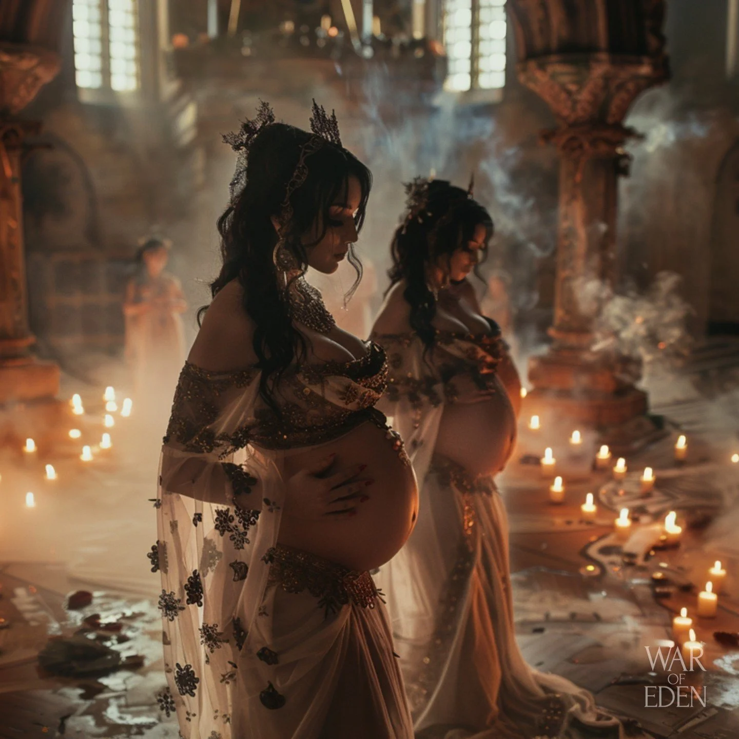 To Korvax, the Red Blade, I give Eirlyss, Heir Valkyra Matron to Seraphina herself.

#SciFiFantasy #Petra #WarOfEden #Worldbuilding #FantasyArt #AIArt #SciFiWorlds #IndieAuthor #Bookstagram #FantasyBooks #EpicReads #DystopianFuture #FictionalWorlds #