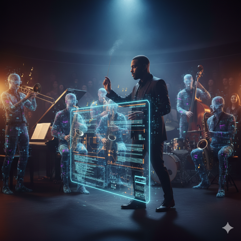 To Thrive in the Age of AI, Think Like a Bandleader