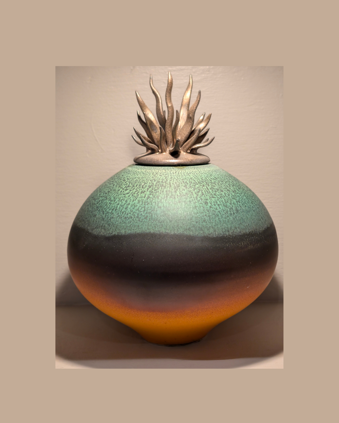 Sunset Fade Vessel by Natalie Blake