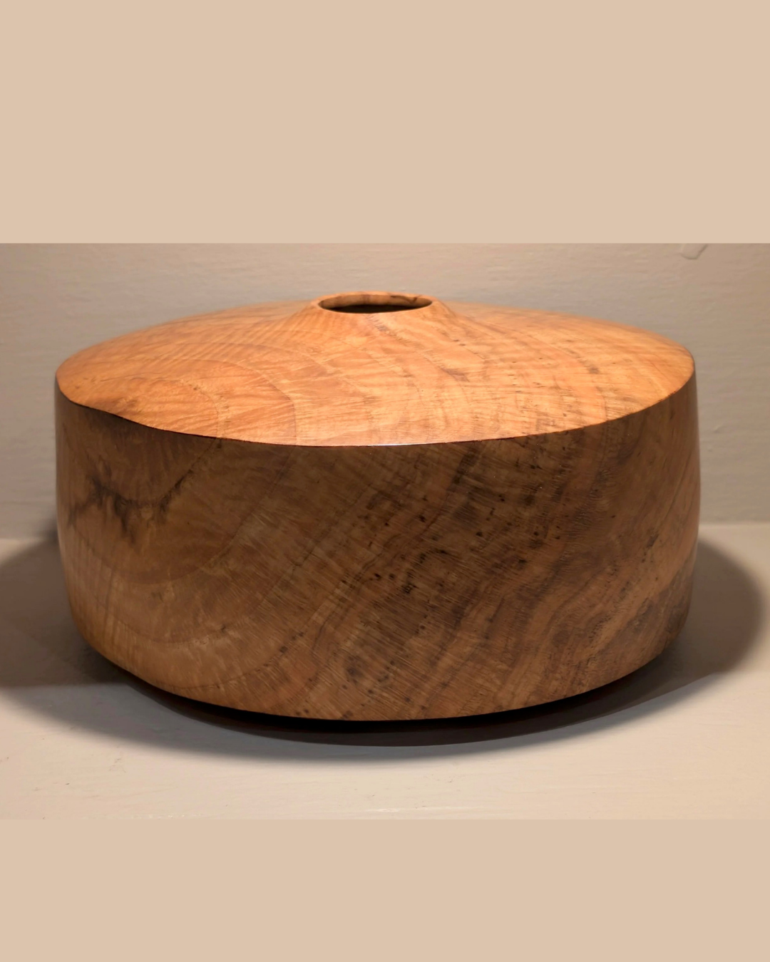 Hollow Form Oak Burl by John Sprung