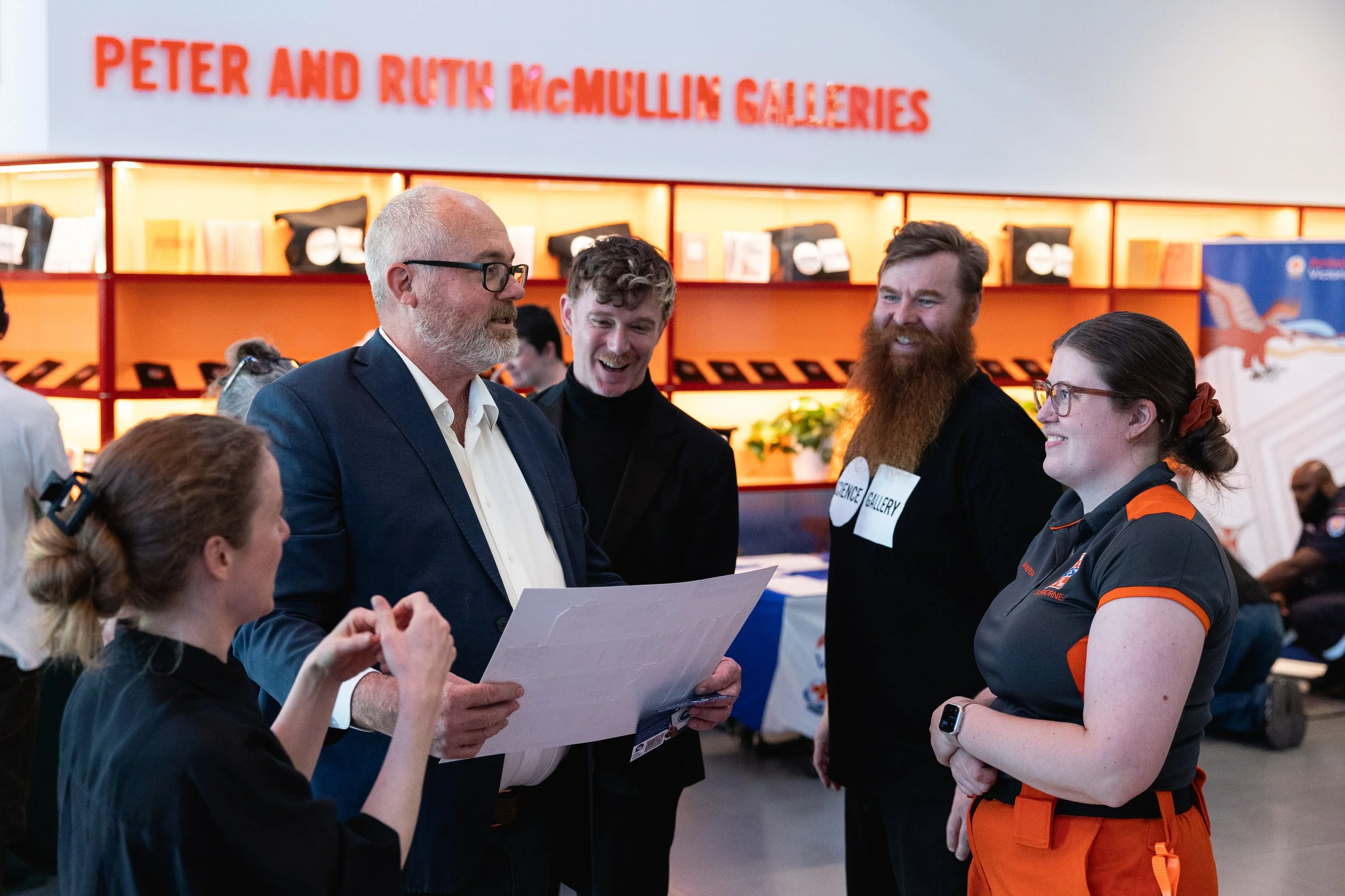 Science Gallery gets a sign name, Federal Minister visits Deaf Art Science Festival 