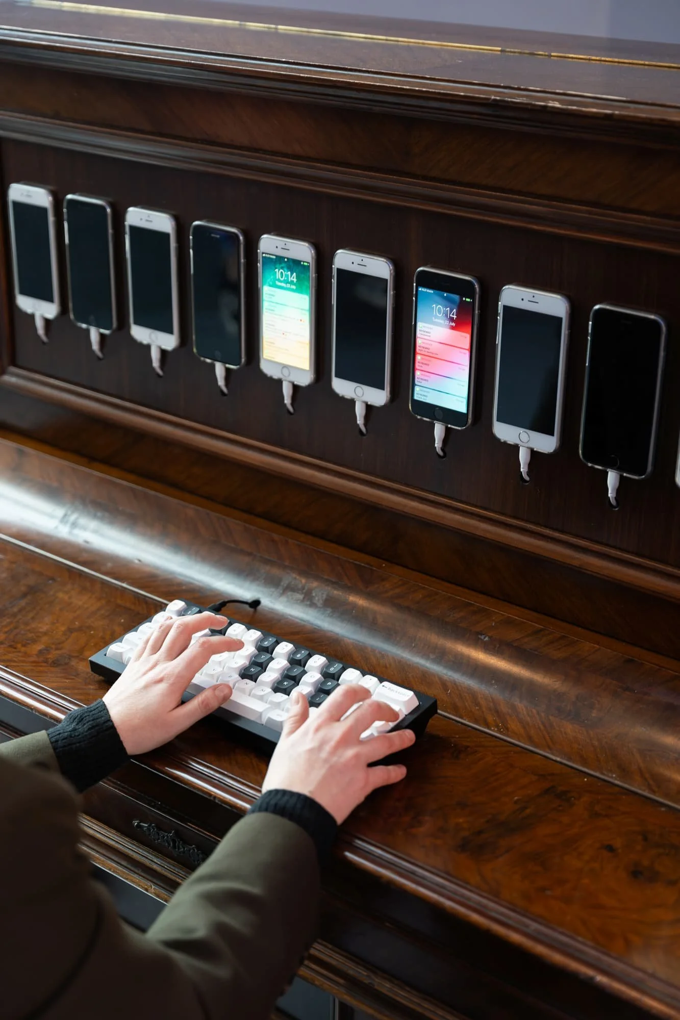 Waiting for the ding