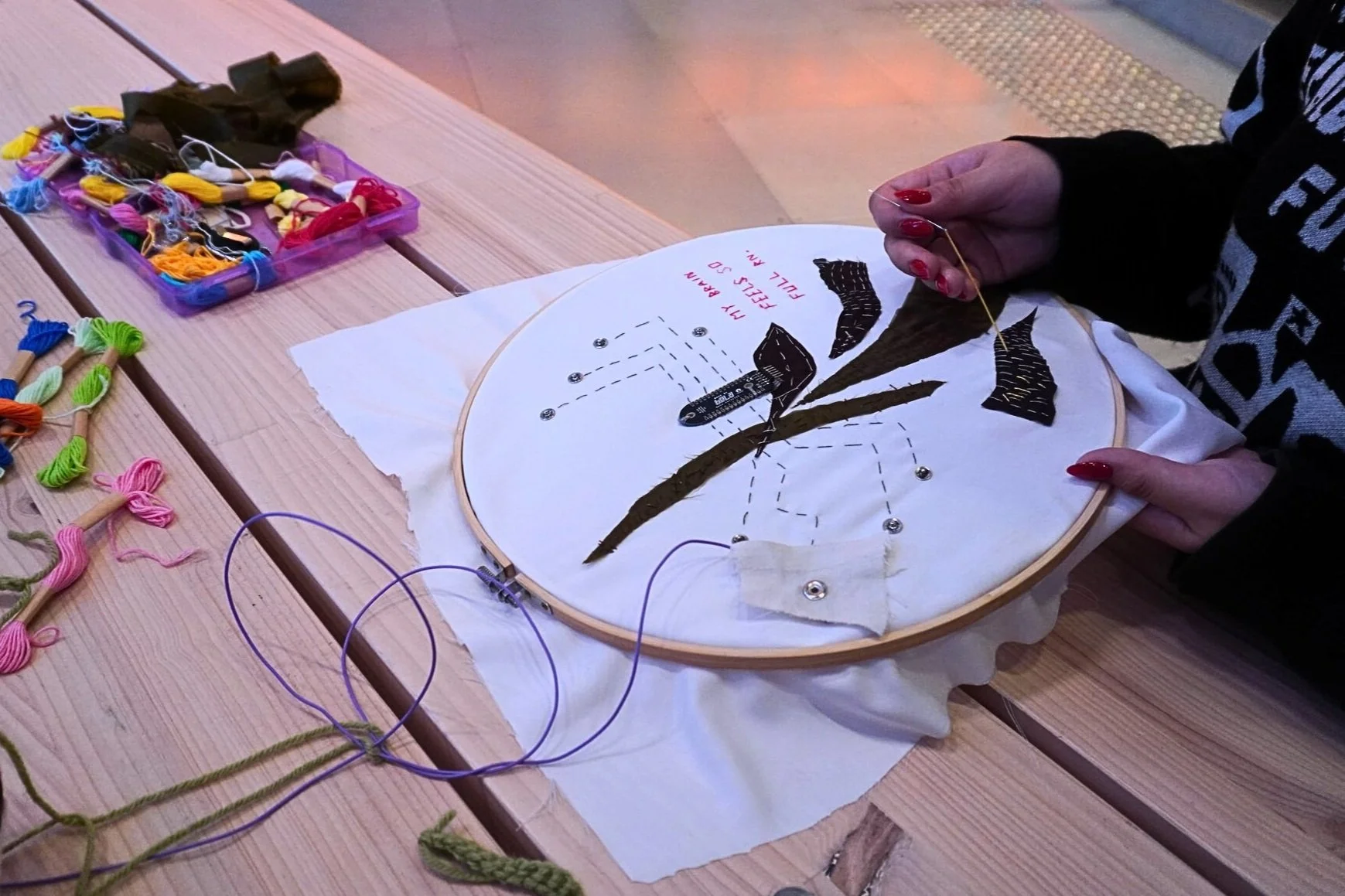- Hyperfocus on amplified textiles with Sandy Ma