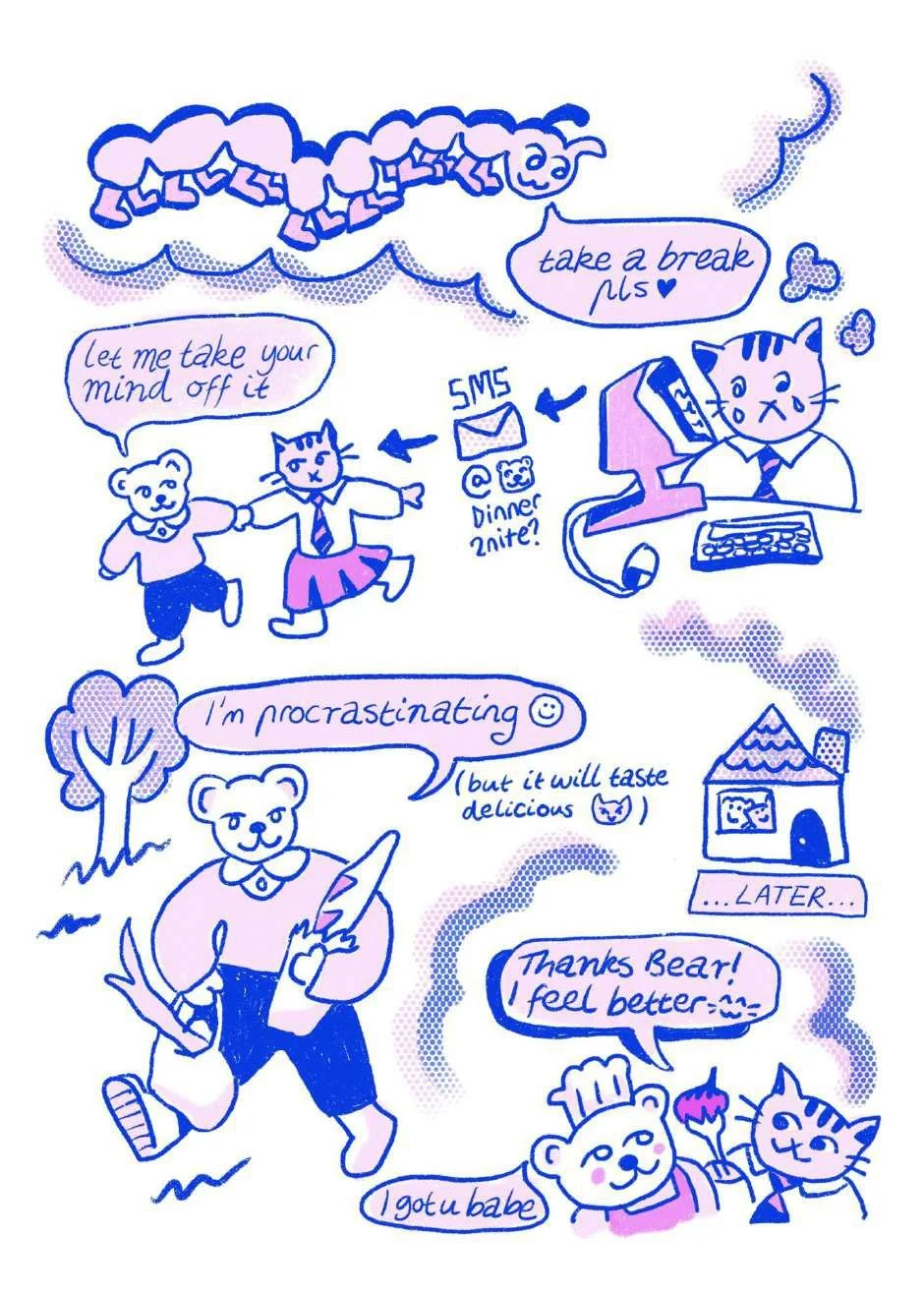 Please hold, there's a cat