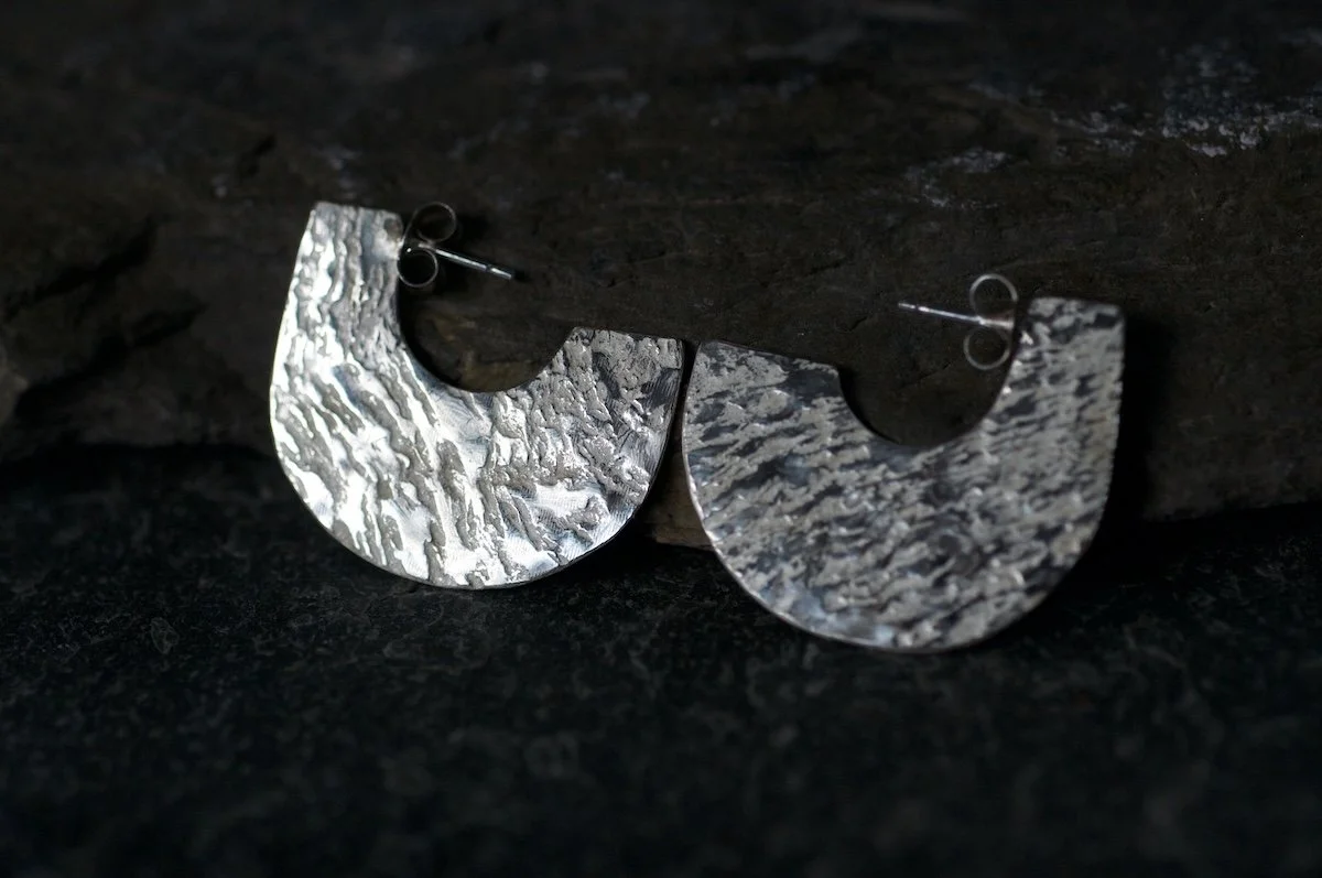 Granite silver hoop earrings 4.jpeg